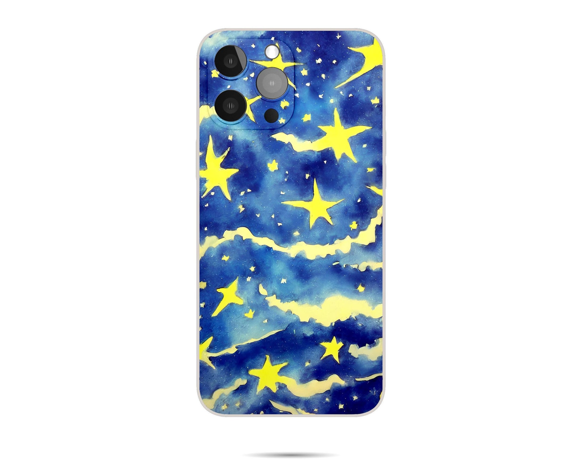 George Miller Original Watercolor Starry Night Iphone Cover, Iphone 14 Pro Case, Iphone Xmax, Iphone 8 Plus Case, Aesthetic Phone Case
