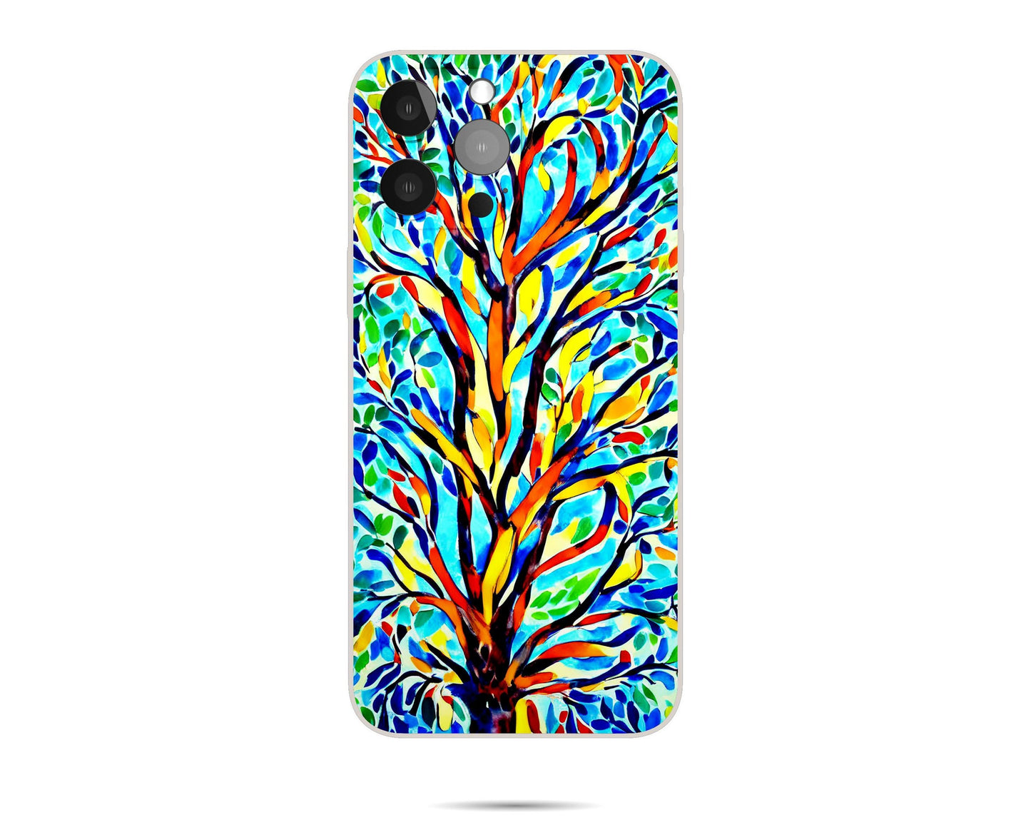 George Miller Original Watercolor Tree Of Life Iphone Cover, 11 Pro Case, Iphone 8 Plus Case Art, Iphone Case Protective, Silicone Case