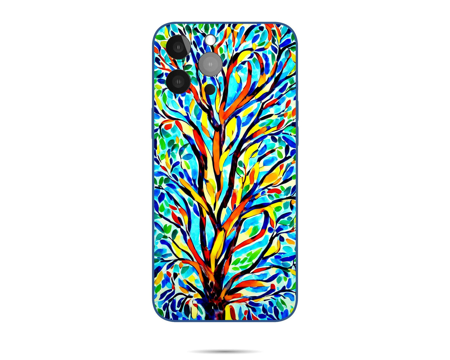 George Miller Original Watercolor Tree Of Life Iphone Cover, 11 Pro Case, Iphone 8 Plus Case Art, Iphone Case Protective, Silicone Case