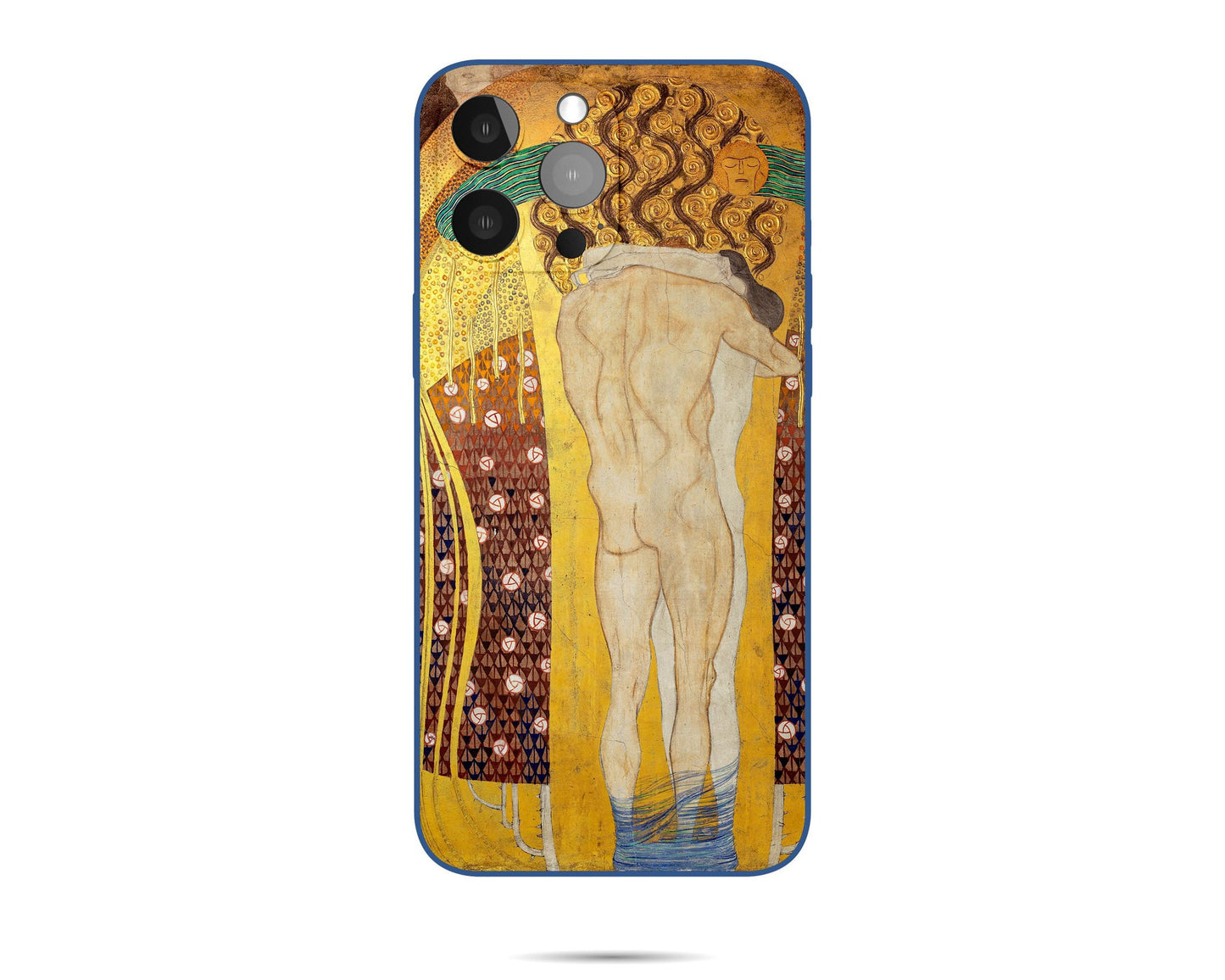 Iphone Case Of Gustav Klimt Painting Beethoven Frieze-Paradise Choir, Iphone 12 Mini, Aesthetic Iphone, Birthday Gift, Iphone Case Matte