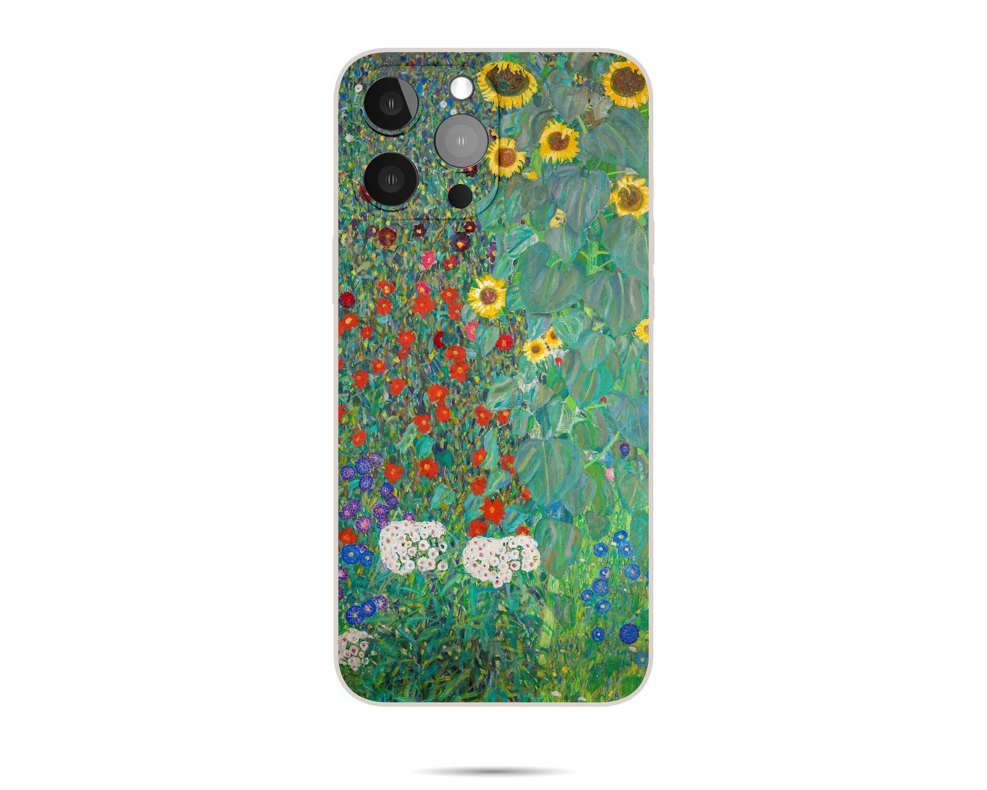 Iphone 14 Plus Case Of Gustav Klimt Painting Farm Garden With Sunflowers, Iphone 13 Mini Case, Iphone Xmax, Birthday Gift, Iphone Case Matte