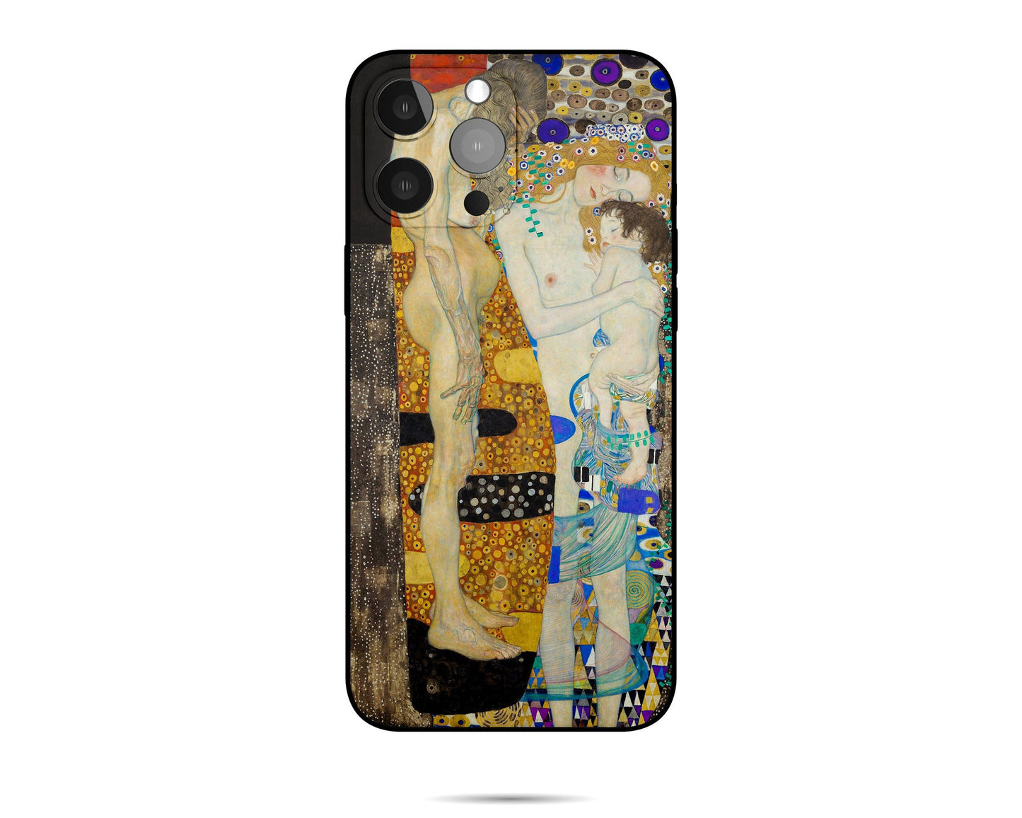 Iphone Case Of Gustav Klimt Painting The Three Ages, Iphone 8 Plus Case, Designer Iphone Case, Protective Case, Iphone Case Silicone