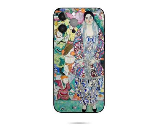 Iphone Case Of Gustav Klimt Art Portrait Of Friedericke Maria Beer Iphone Cover, Iphone 8, Iphone Se Case, Art Nouveau, Iphone Case Matte
