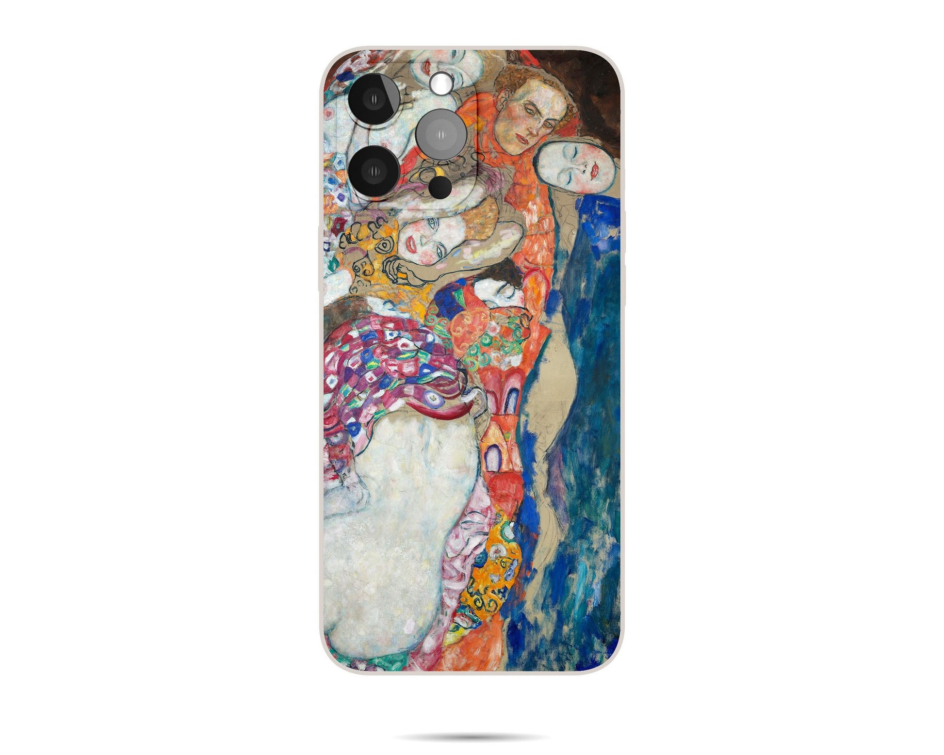 Iphone Case Of Gustav Klimt Painting The Bride, Iphone Cover, Iphone 12 Pro Case, Iphone Se 2020, Art Nouveau, Vivid Color, Aesthetic Iphone