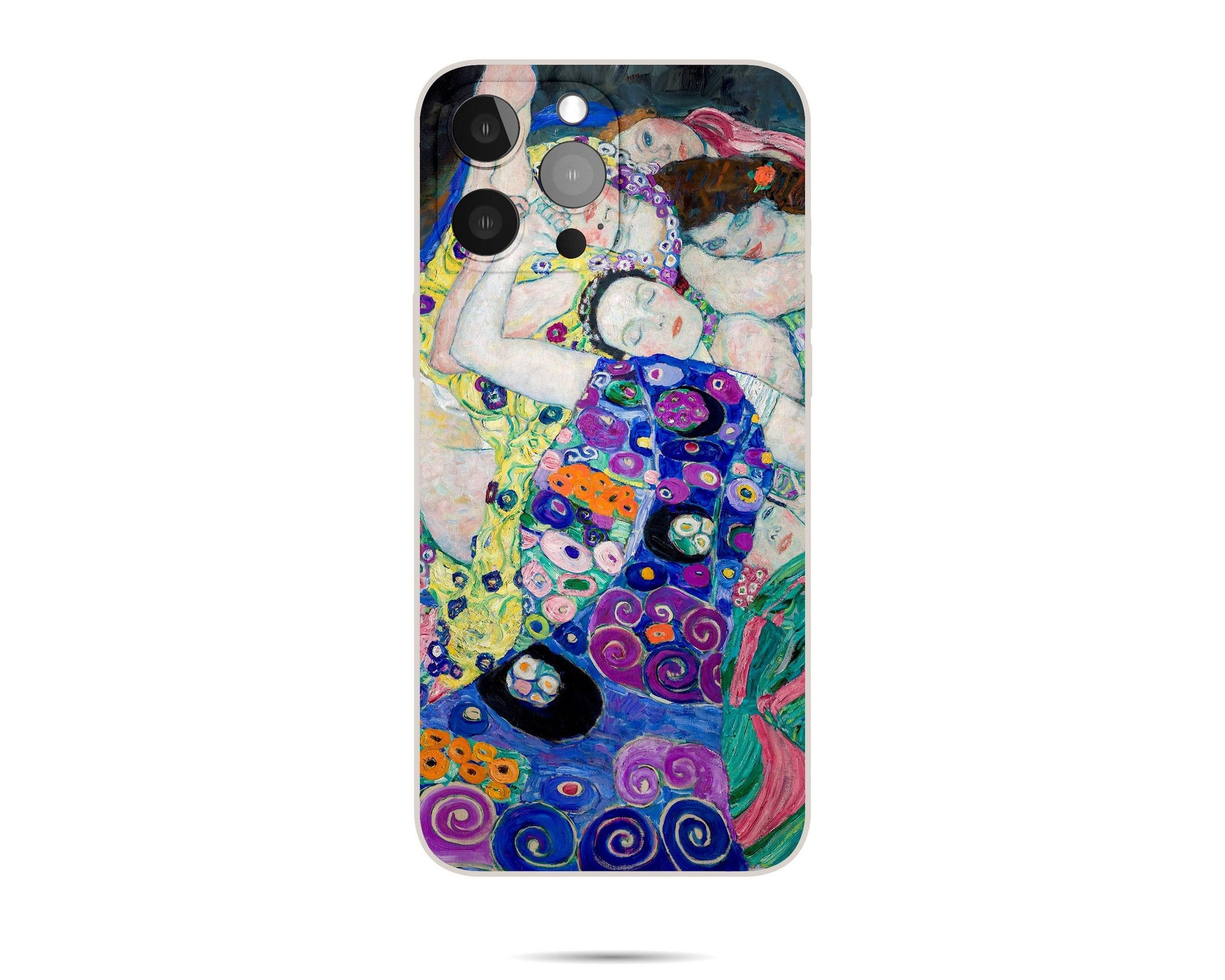 iPhone 14 Case Of Gustav Klimt Painting The Virgin Iphone Case, Iphone 8 Plus, Designer Iphone 8 Plus Case, Gift For Her, Silicone Case