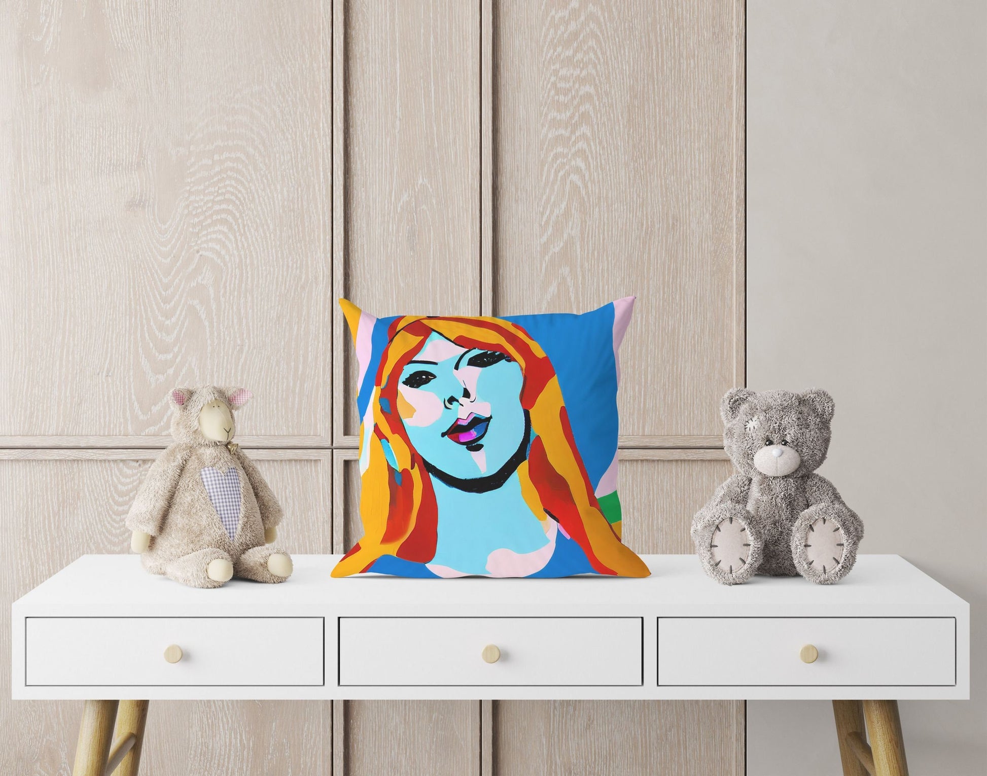 Taylor Swift Tapestry Pillows, Abstract Throw Pillow Cover, Artist Pillow, Colorful Pillow Case, Large Pillow Cases, Holiday Gift
