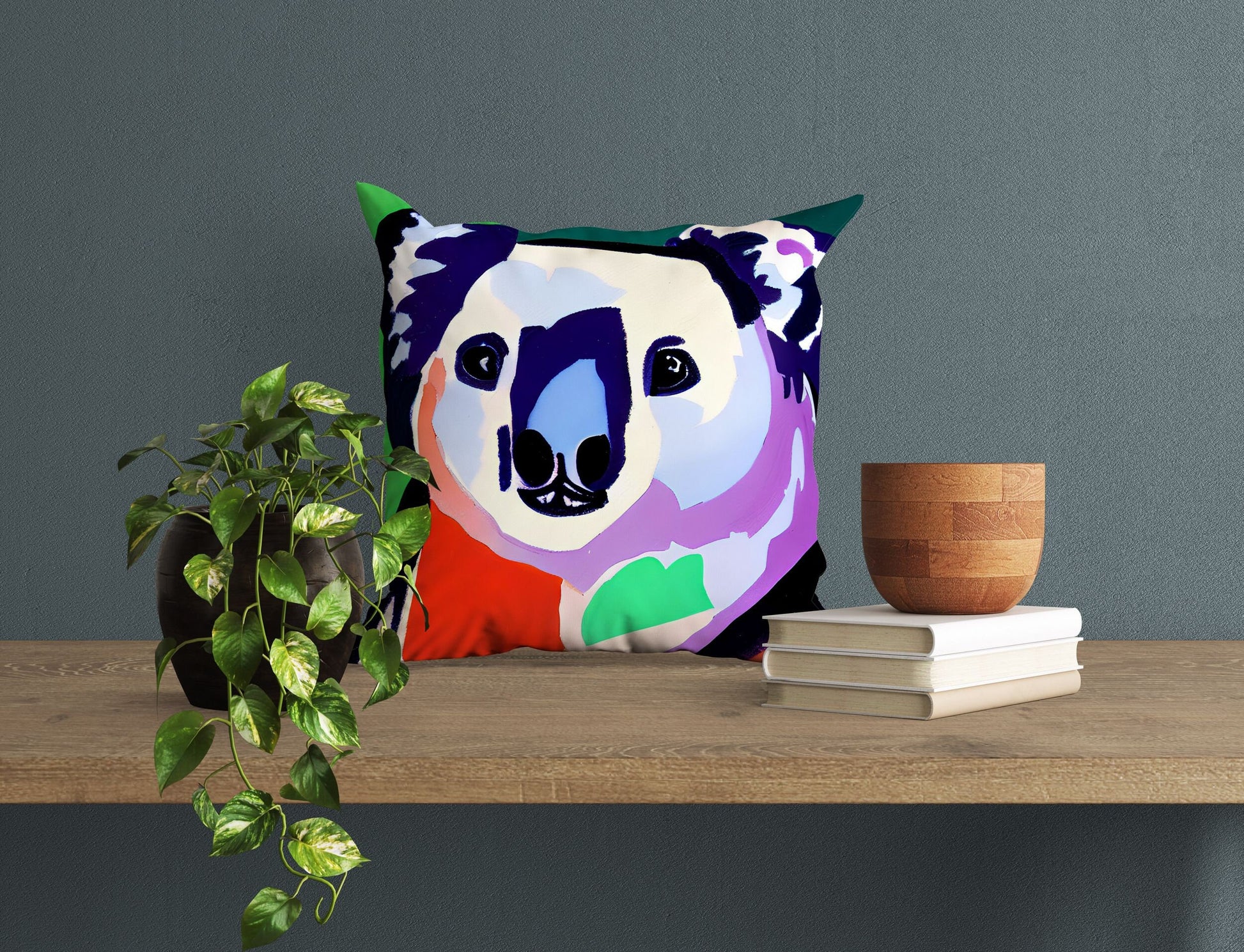Australian Wildlife Australian Wildlife Koala Tapestry Pillows, Abstract Throw Pillow, Soft Pillow Cases, Nursery Pillows, Holiday Gift