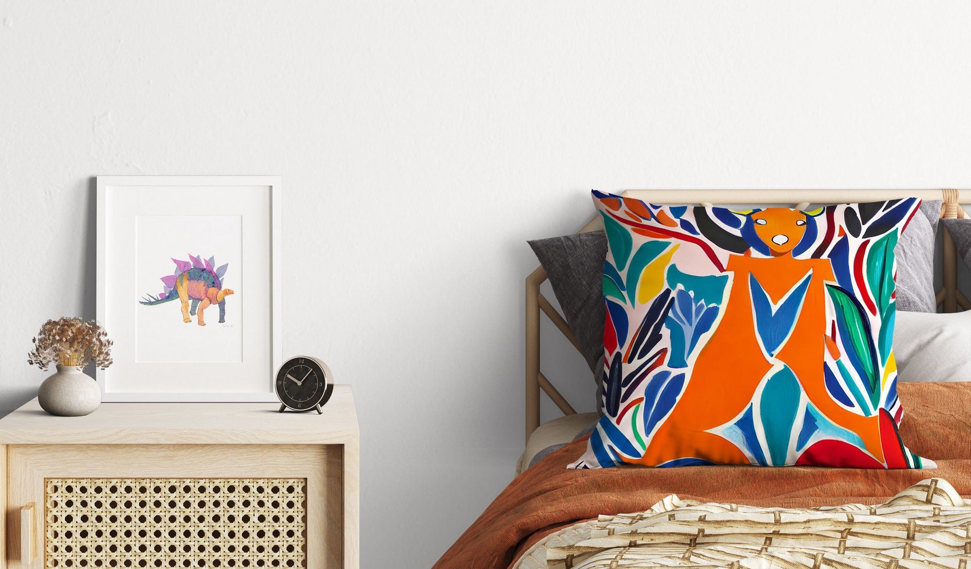 Australian Wildlife Kangaroo Pillow Case, Abstract Throw Pillow Cover, Comfortable, Colorful Pillow Case, Housewarming Gift, Girl Pillow