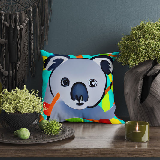 Australian Wildlife Australian Wildlife Koala Decorative Pillow, Abstract Pillow, Designer Pillow, Colorful Pillow Case, Modern Pillow