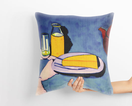 Bread And Drink, Tapestry Pillows, Abstract Pillow, Artist Pillow, Colorful Pillow Case, Modern Pillow, Square Pillow, Pillow Cases Kids