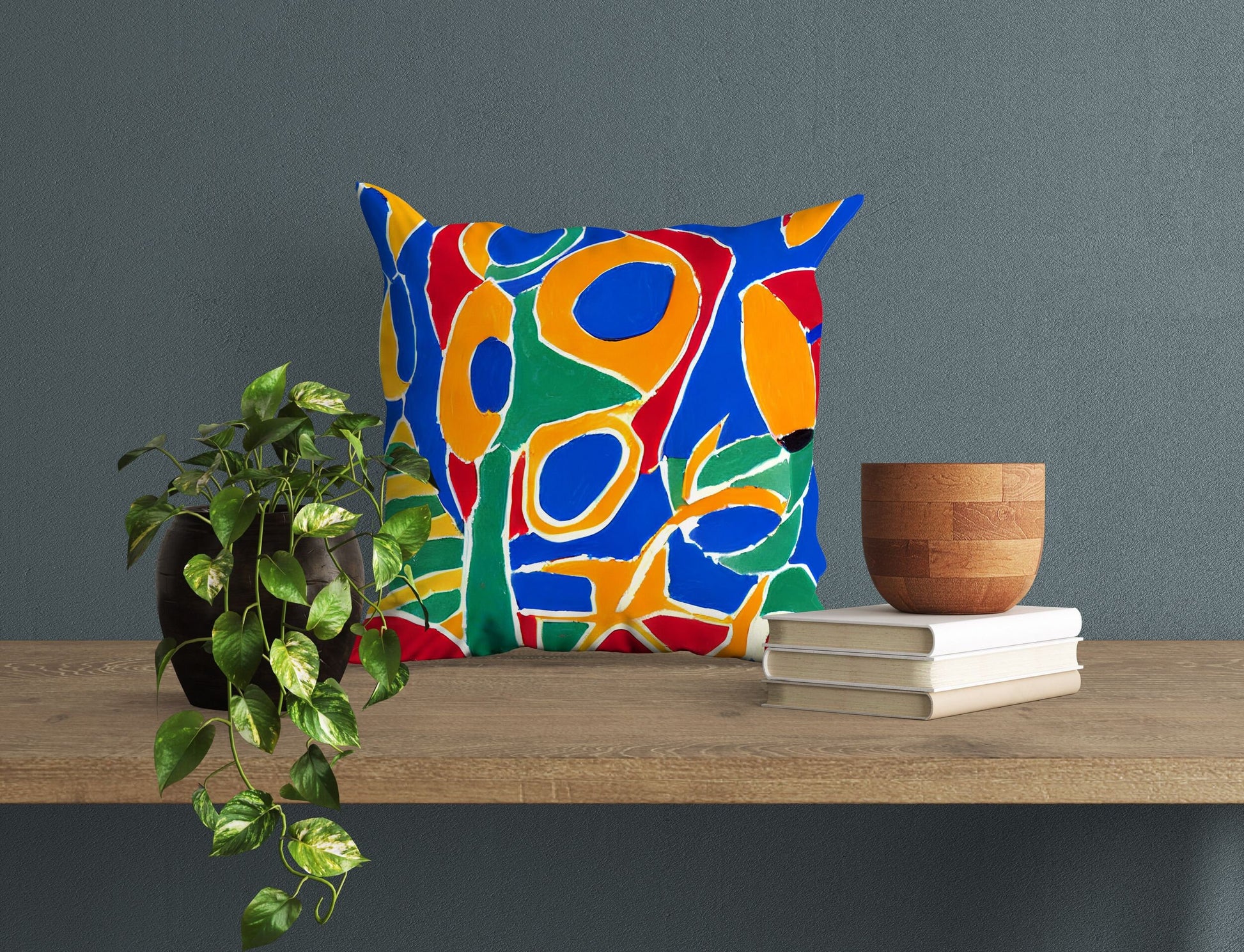 Abstract Flowers Throw Pillow Cover, Abstract Pillow, Artist Pillow, Fashion, Large Pillow Cases, Nursery Pillows, Girl Pillow