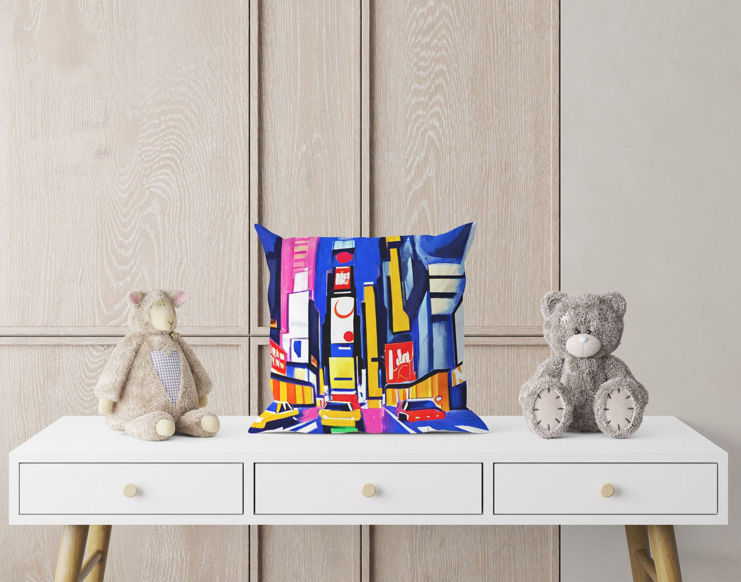 New York Times Square At Night, Throw Pillow Cover, Cat Pillow, Soft Pillow Cases, Colorful Pillow Case, Home And Living, Sofa Pillows