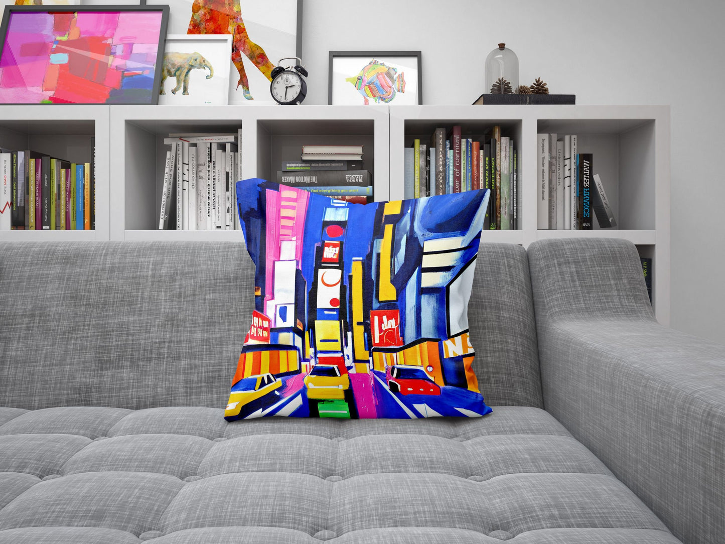 New York Times Square At Night, Throw Pillow Cover, Cat Pillow, Soft Pillow Cases, Colorful Pillow Case, Home And Living, Sofa Pillows