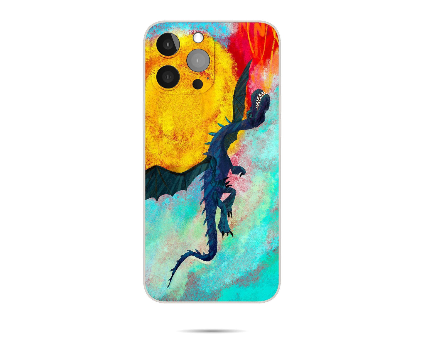 Dragon Iphone 14 Pro Max Case, Iphone 11 Pro Case, Iphone Xs Max Case, Iphone 8 Plus Case Art, Vivid Colors, Designer Iphone 8 Plus Case