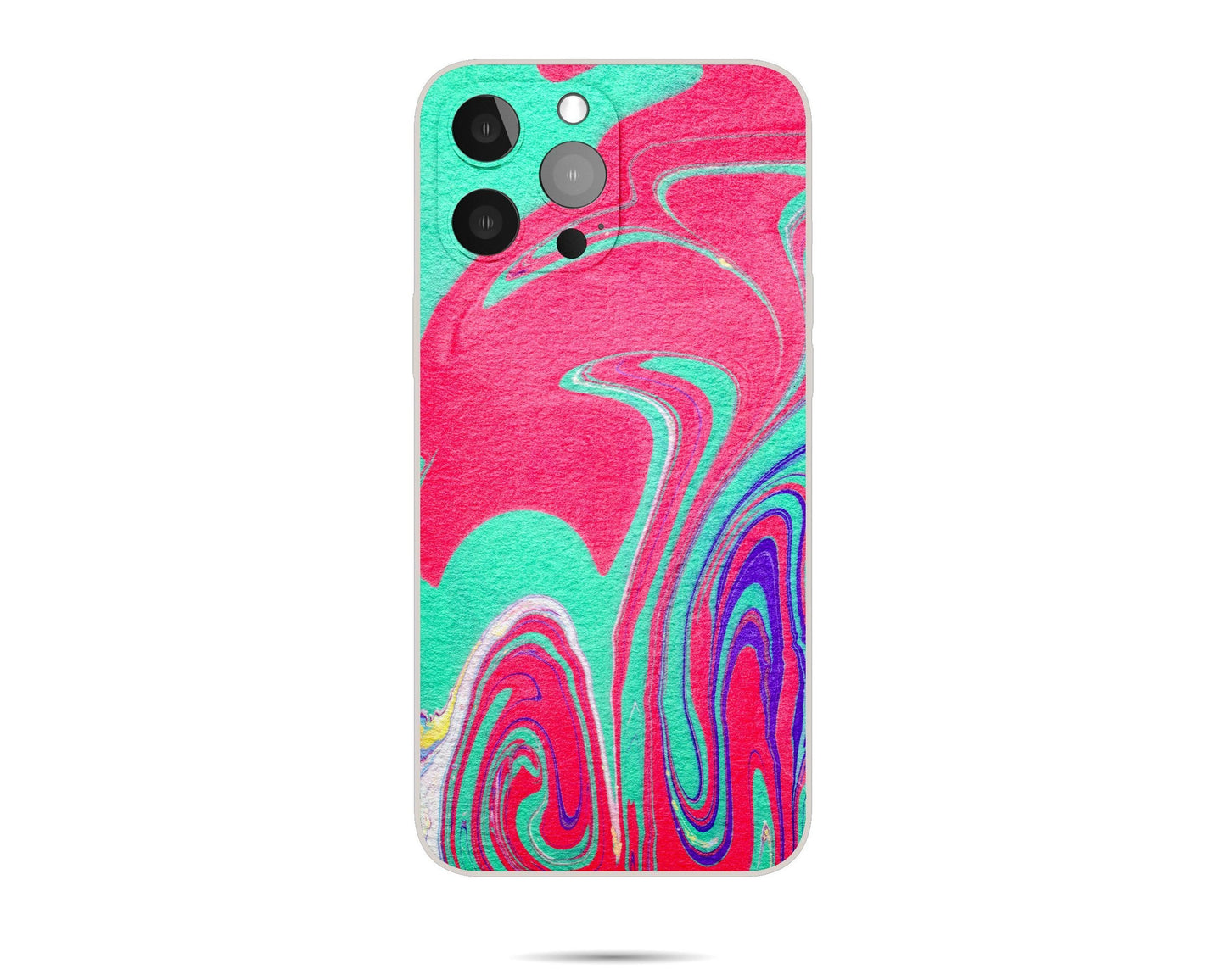 Abstract Art Iphone 14 Case, Iphone Case, Iphone 13 Mini, Iphone Xr, Iphone 8 Plus Case Art, Vivid Colors, Aesthetic Iphone, Birthday Gift