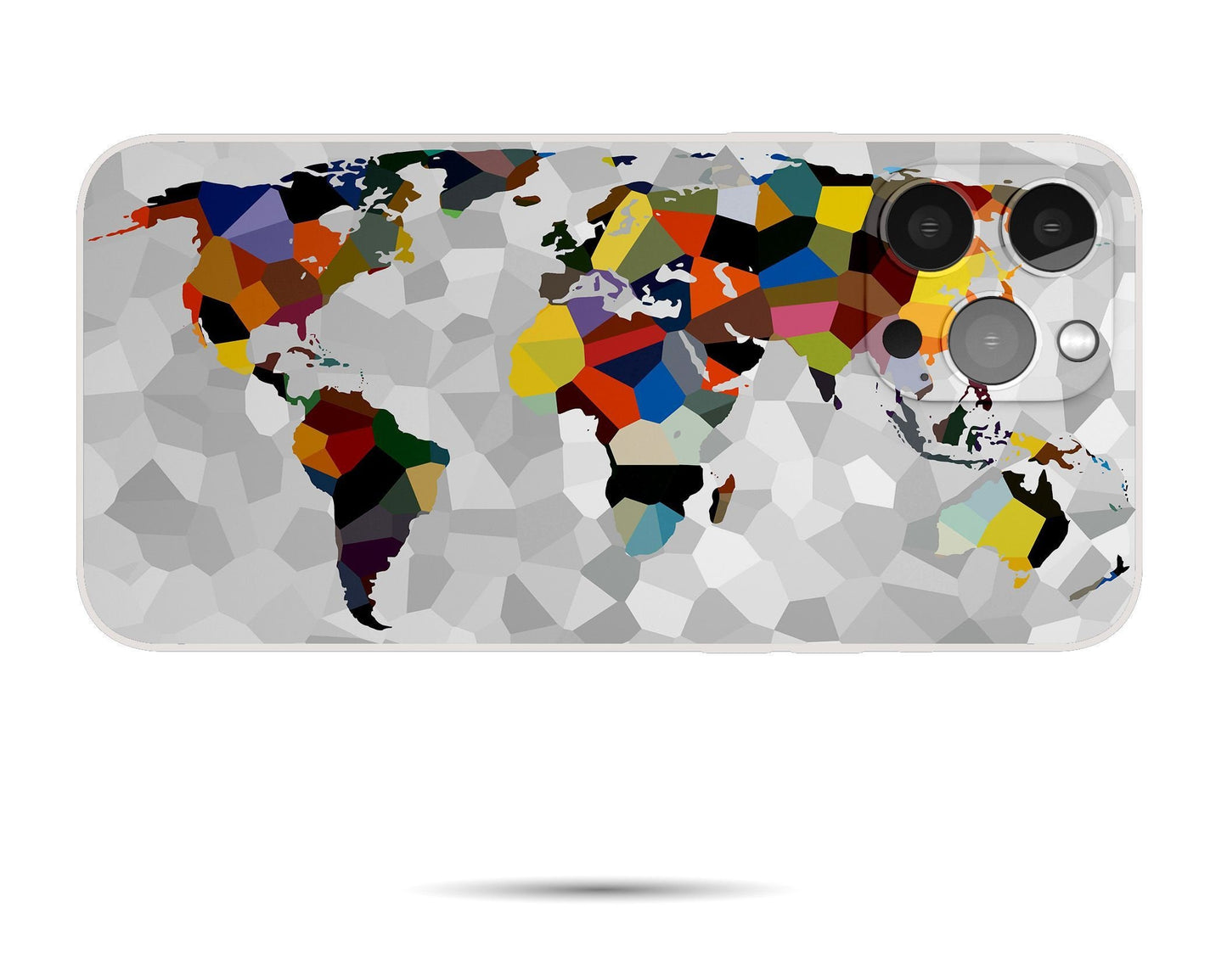 World Map Abstract Iphone 14 Case, Iphone 14 Mini Case, Iphone Xr Case, Iphone 8 Plus Case, Designer Iphone Case, Birthday Gift, Matte