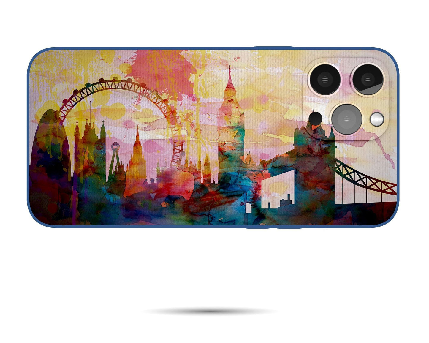 Landmarks Of London Abstract Iphone 14 Pro Case, Iphone 11, Iphone Xmax, Iphone 8 Plus Case Art, Gift For Her, Iphone Case Silicone