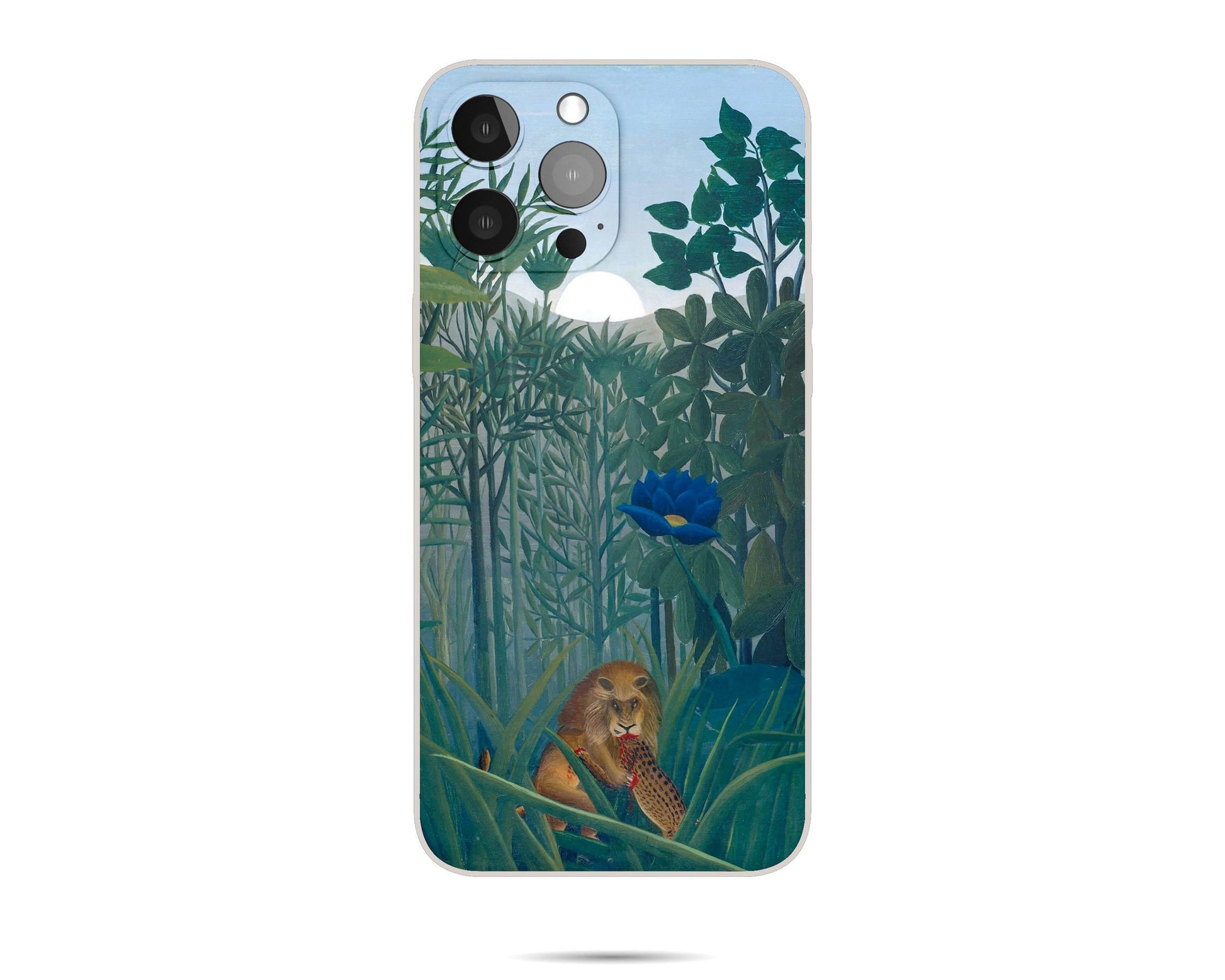 Iphone 14 Pro Case Of Henri Rousseau Famous Painting, Iphone 11, Designer Iphone 8 Plus Case, Iphone Protective Case, Iphone Case Silicone