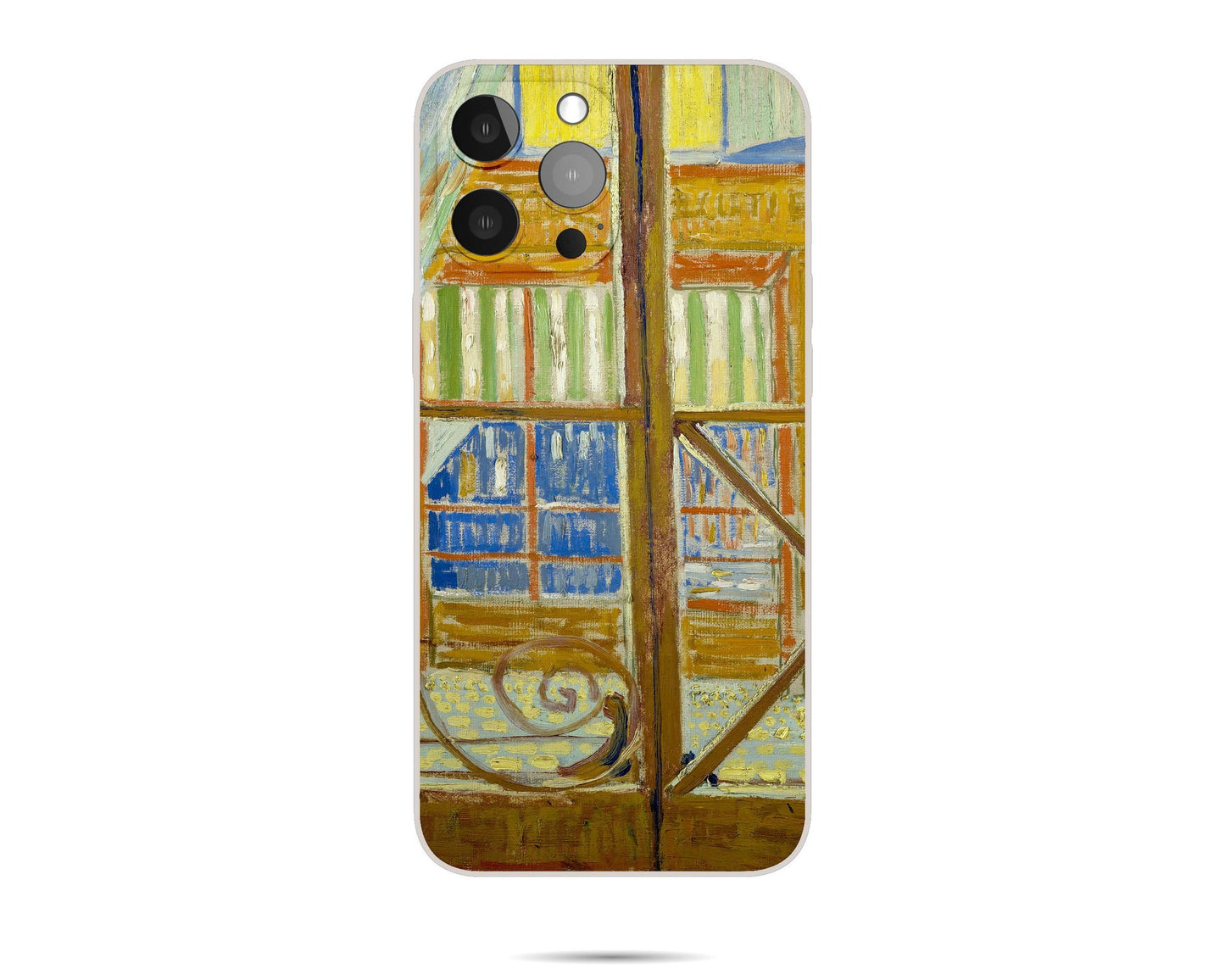 Iphone 14 Pro Case Of Vincent Van Gogh Painting View Of A Butcher'S Shop, Iphone 8 Case, Iphone Se 2020, Gift For Her, Silicone Case