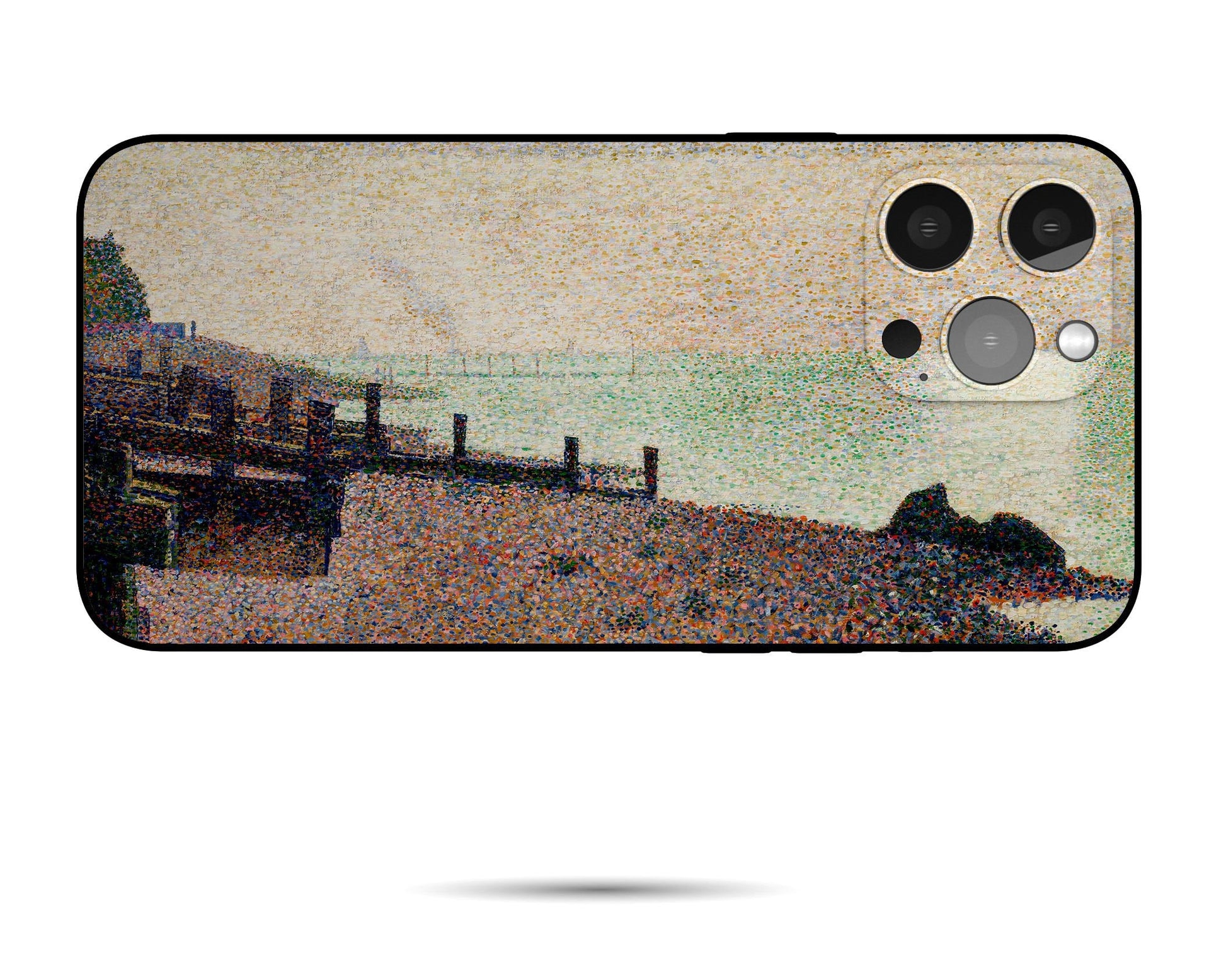 Iphone 14 Case Of Georges Seura Art, Iphone 8 Plus Case, Iphone 7 Case, Pointillism, Vivid Colors, Designer Iphone 8 Plus Case, Gift For Her