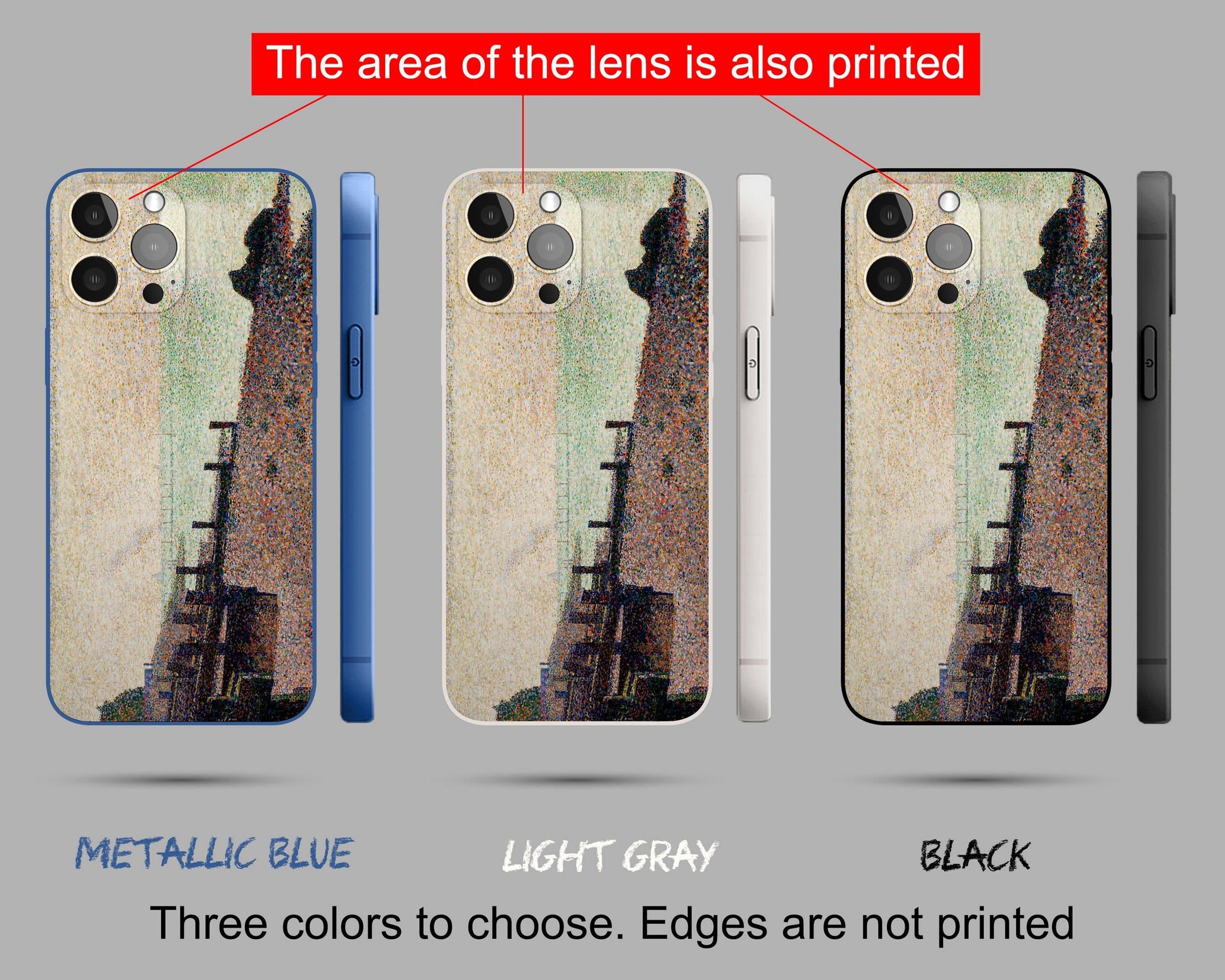 Iphone 14 Case Of Georges Seura Art, Iphone 8 Plus Case, Iphone 7 Case, Pointillism, Vivid Colors, Designer Iphone 8 Plus Case, Gift For Her