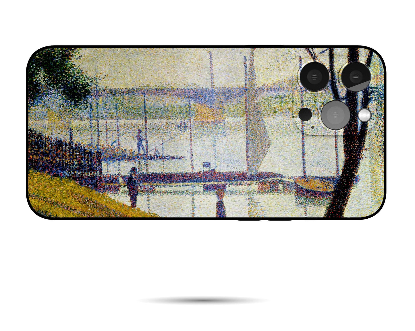 Iphone 14 Case Of Georges Seura Famous Painting, Iphone 12 Pro Case, Iphone Xr Case, Aesthetic Iphone, Iphone Case Protective, Silicone Case