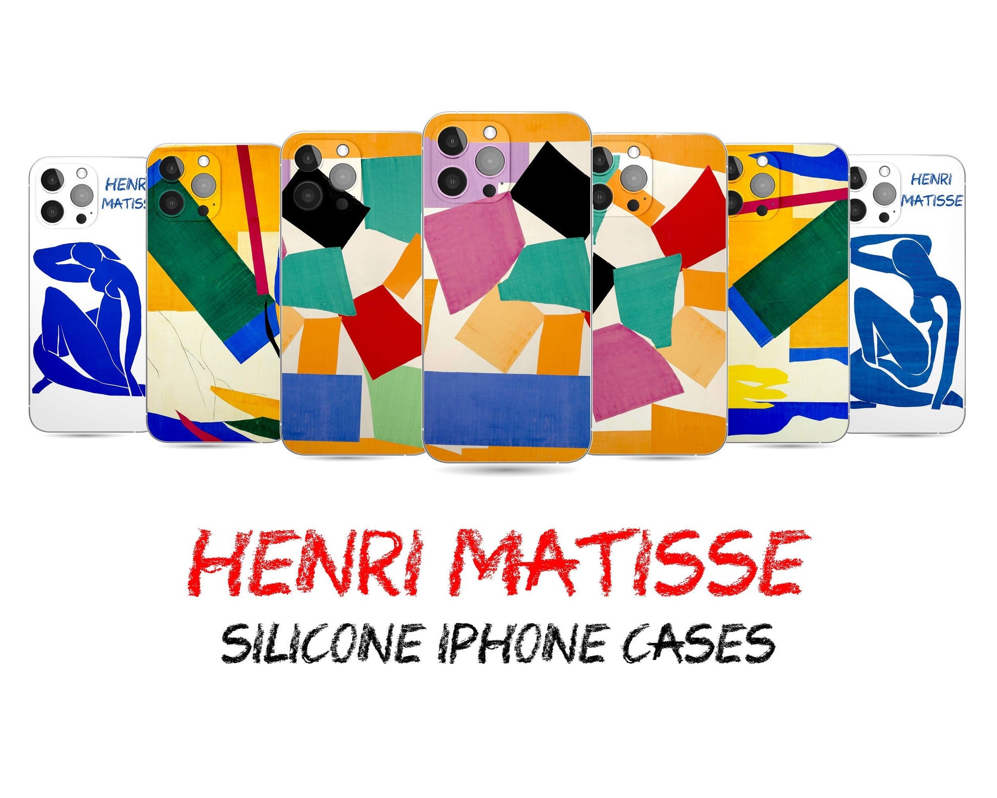 Henri Matisse Art Iphone 14 Case, Iphone 13 Pro Case, Iphone 7 Case, Iphone 8 Plus Case Art, Designer Iphone Case, Iphone Case Silicone
