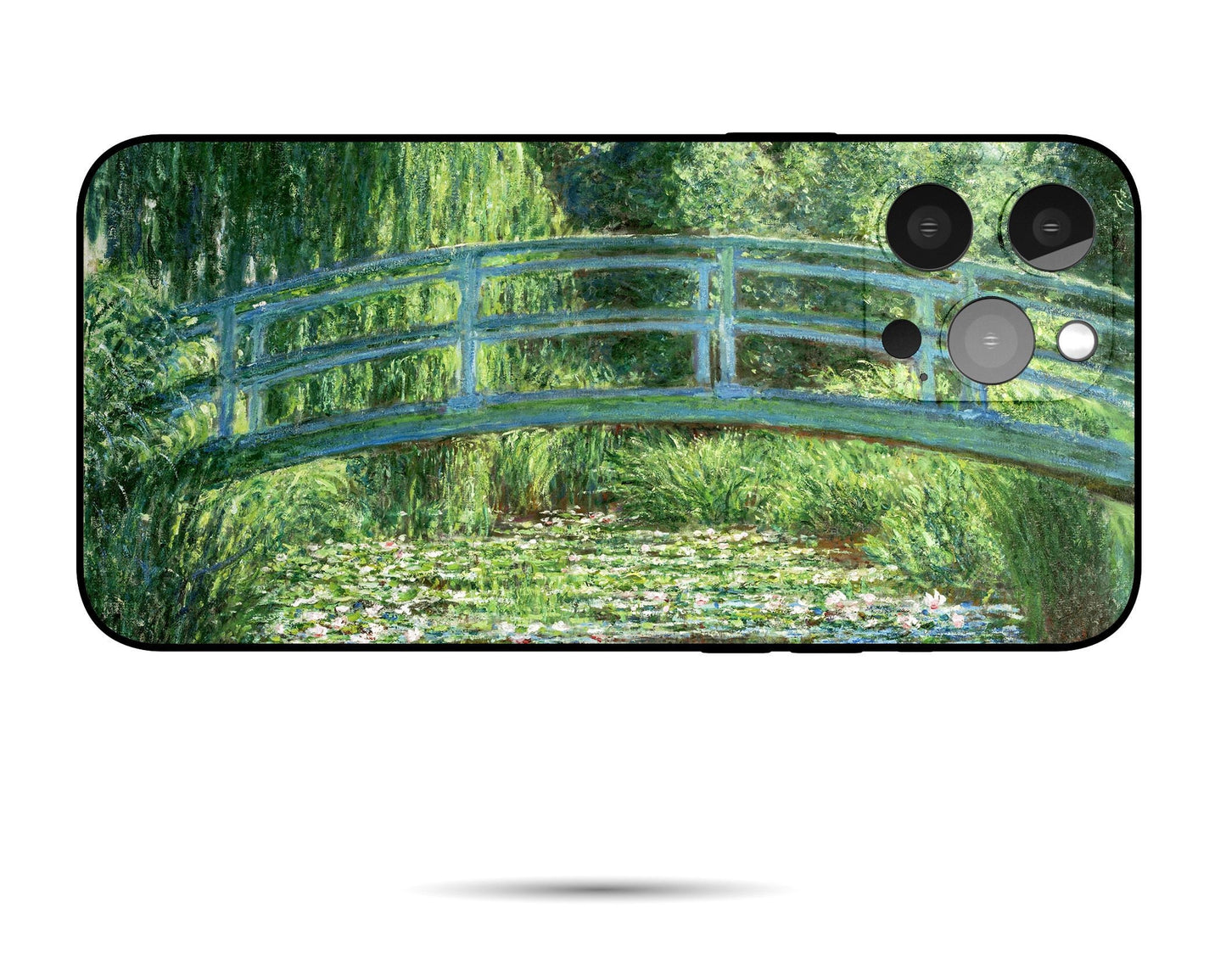 Claude Monet Japanese Bridge Iphone 14 Case, Iphone 12 Case, Iphone Se 2020, Iphone 8 Plus Case Art, Birthday Gift, Iphone Case Silicone