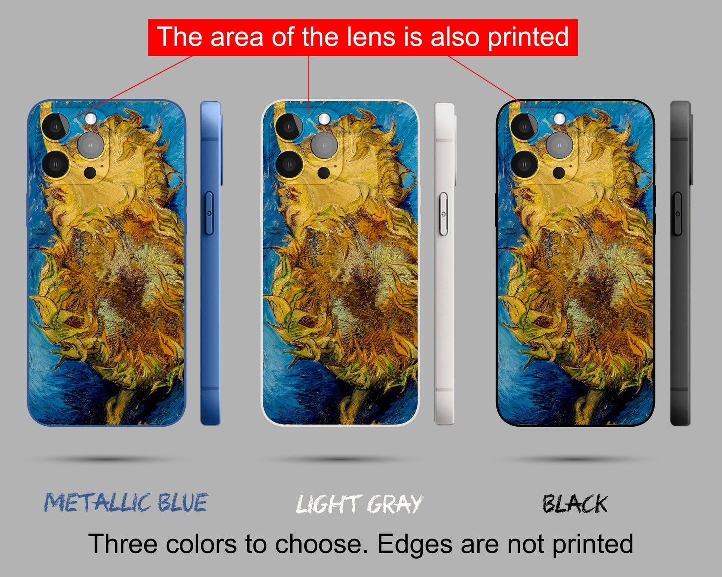 Vincent Van Gogh Sunflowers Phone Case, Iphone 8 Plus Case, Iphone Xs Max Case, Iphone 8 Plus Case Art, Protective Case, Iphone Case Matte