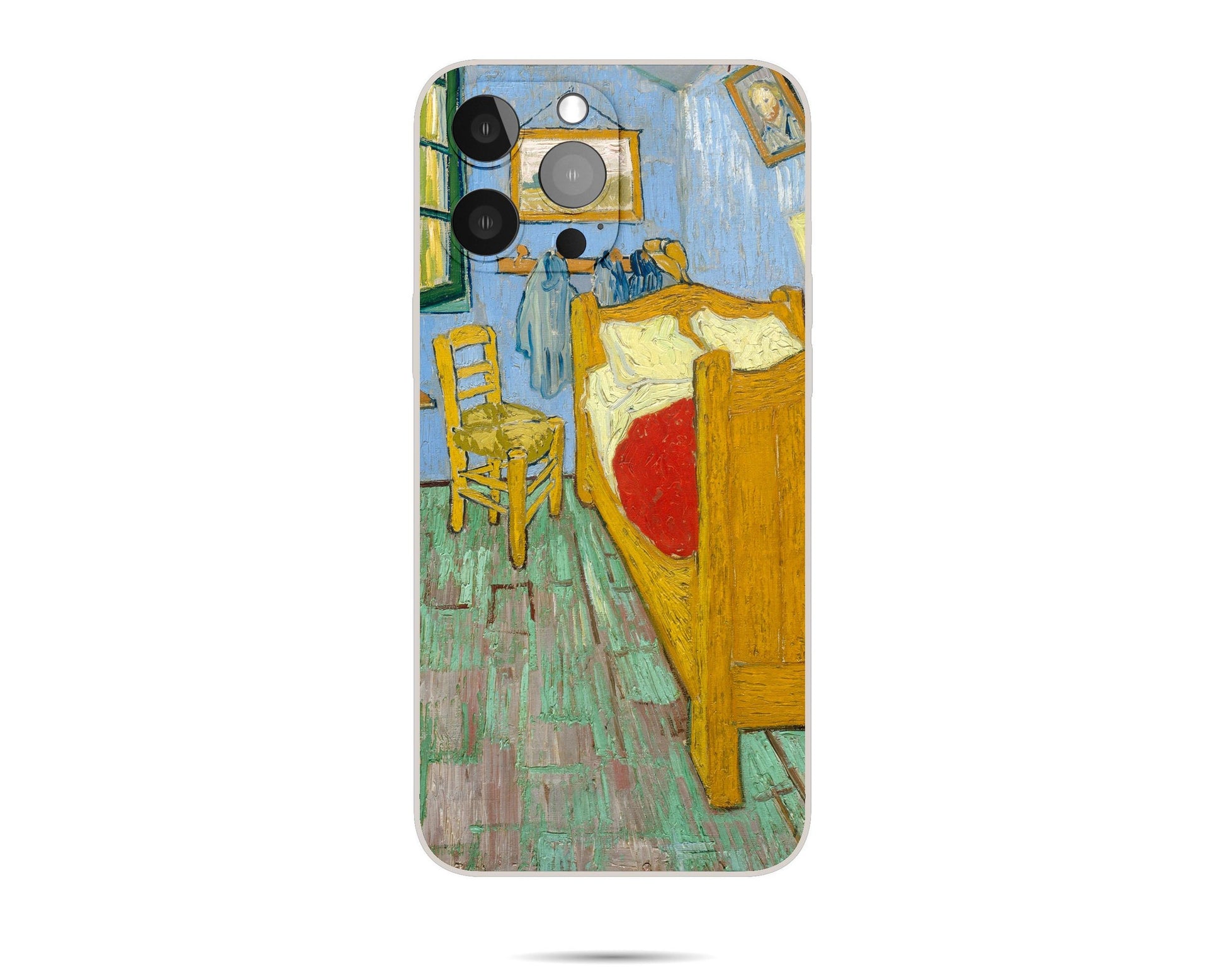 Vincent Van Gogh The Bedroom Iphone Cover, Iphone 11, Iphone 7, Iphone 8 Plus Case Art, Vivid Colors, Aesthetic Phone Case, Gift For Her