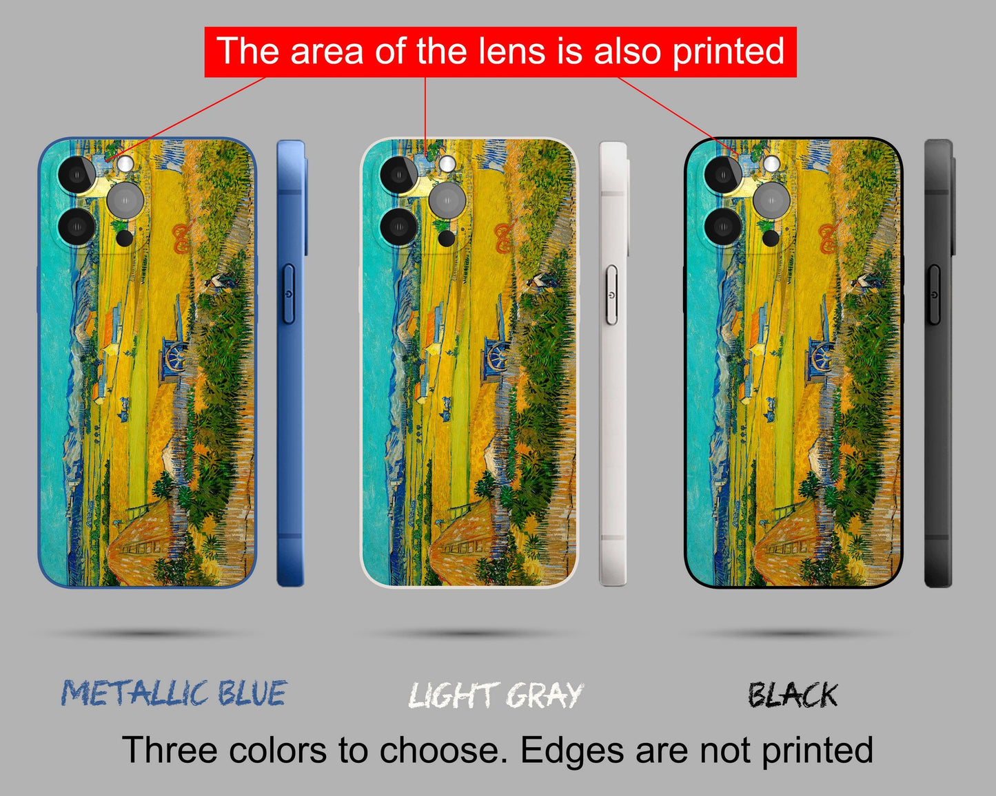 Vincent Van Gogh The Harvest Iphone Cover, Iphone 14 Pro Case, Iphone 7 Iphone 8 Plus Case Art, Iphone Case Protective, Iphone Case Silicone