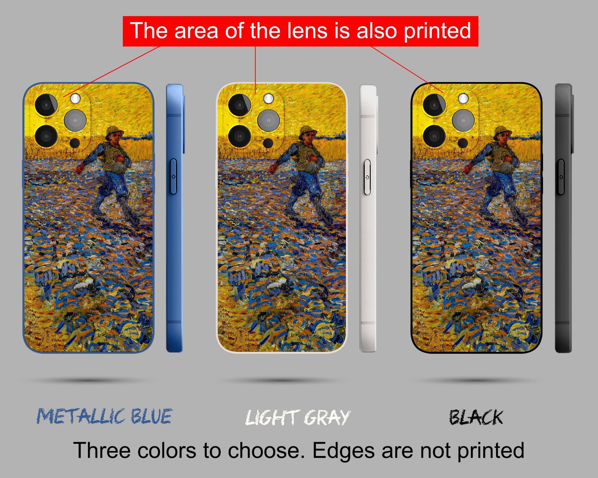 Vincent Van Gogh The Sower Iphone Cover, Iphone 13, Iphone Xr Phone Case, Designer Iphone 8 Plus Case, Birthday Gift, Iphone Case Silicone