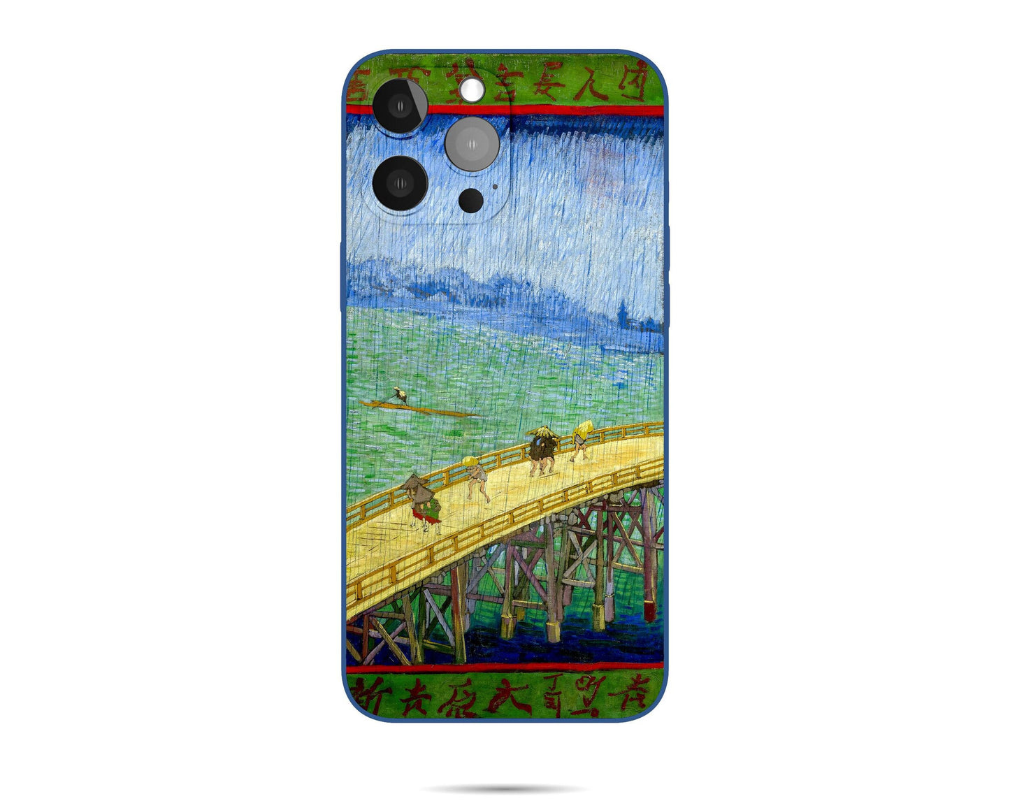 Vincent Van Gogh Bridge In The Rain Iphone Case, Iphone 8 Case, Iphone 7 Case, Iphone 8 Plus Case Art, Protective Case, Iphone Case Silicone