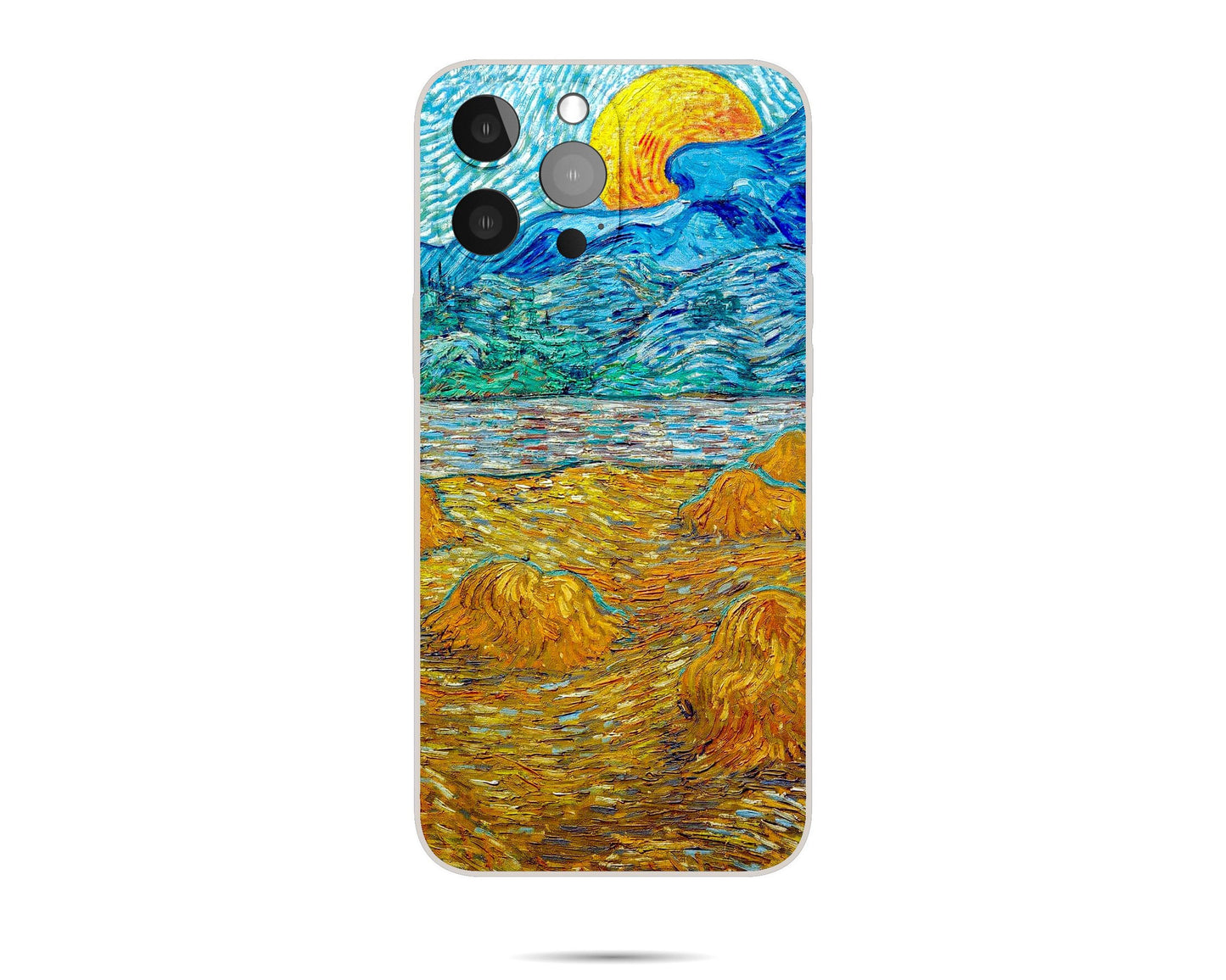 Vincent Van Gogh Evening Landscape With Rising Moon Iphone Case, Iphone 8Plus, Iphone X, Designer Iphone 8 Plus Case, Iphone Case Matte