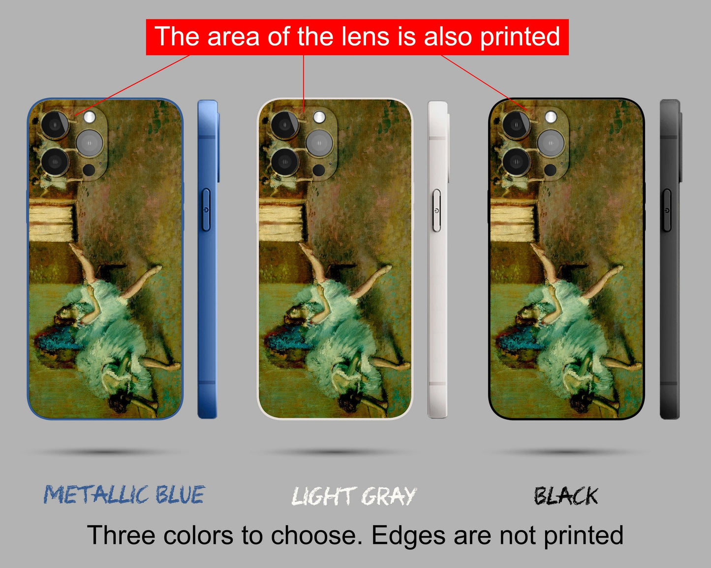 Edgar Degas Ballet Dancers Iphone Case, Iphone 14 Pro Max Case, Iphone Se Case, Iphone 8 Plus Case Art, Vivid Colors, Designer Iphone Case