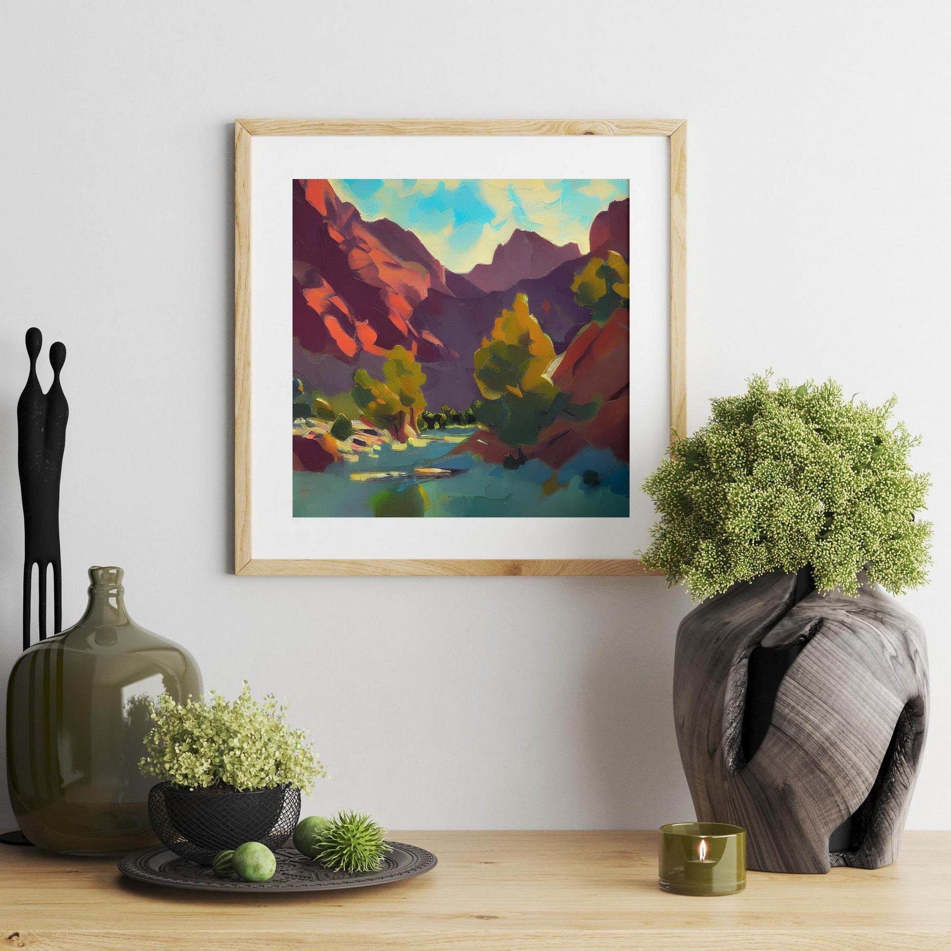 Prints, Travel Print, Big Pine Canyon, Inyo National Forest, Abstract Art, Living Room Decor, Framed Canvas, Fine Art Poster