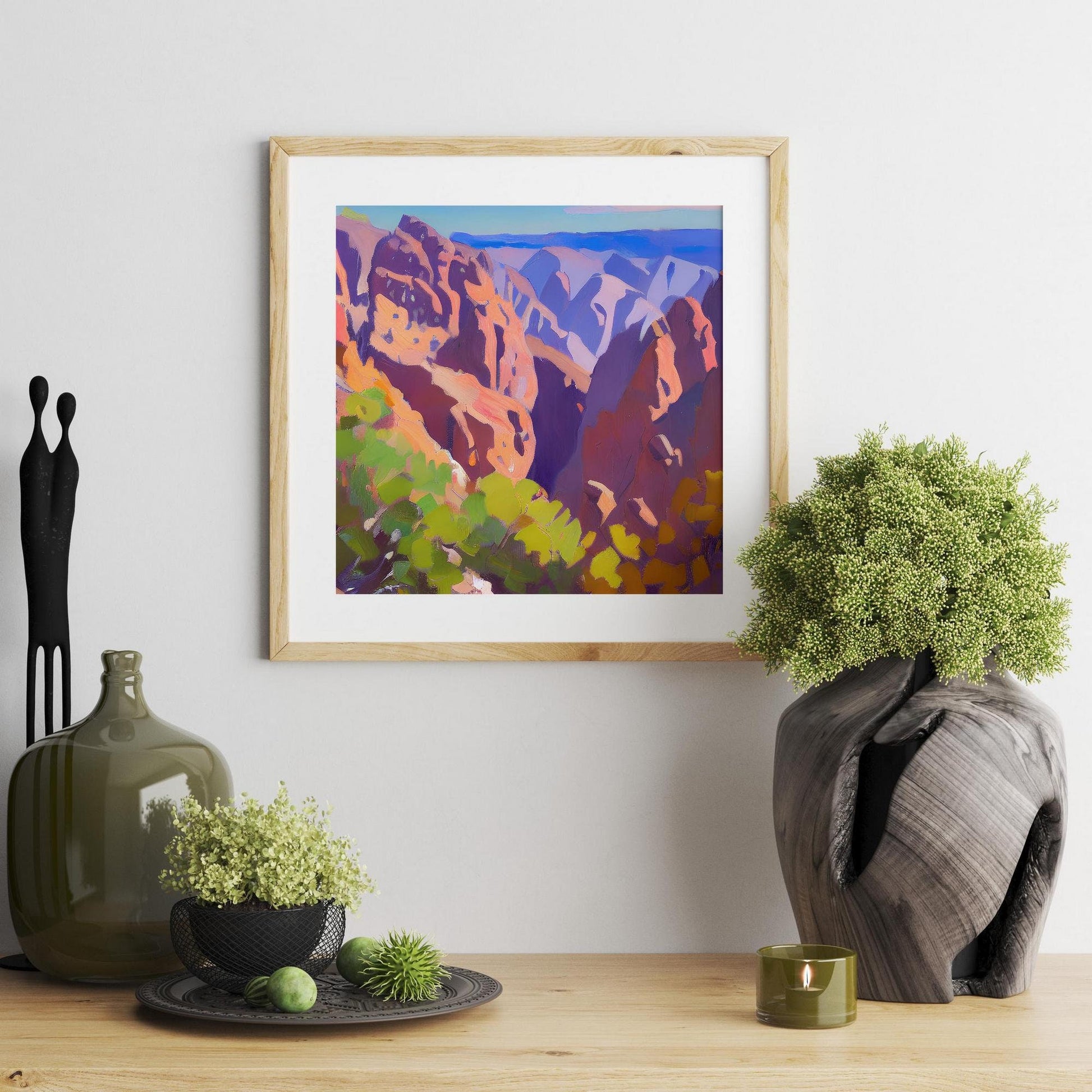 Canvas Art, Travel Print, Black Canyon Of The Gunnison National Park Spring Colorado, Nursery Travel Print, Framed Art Print, Fine Art Print