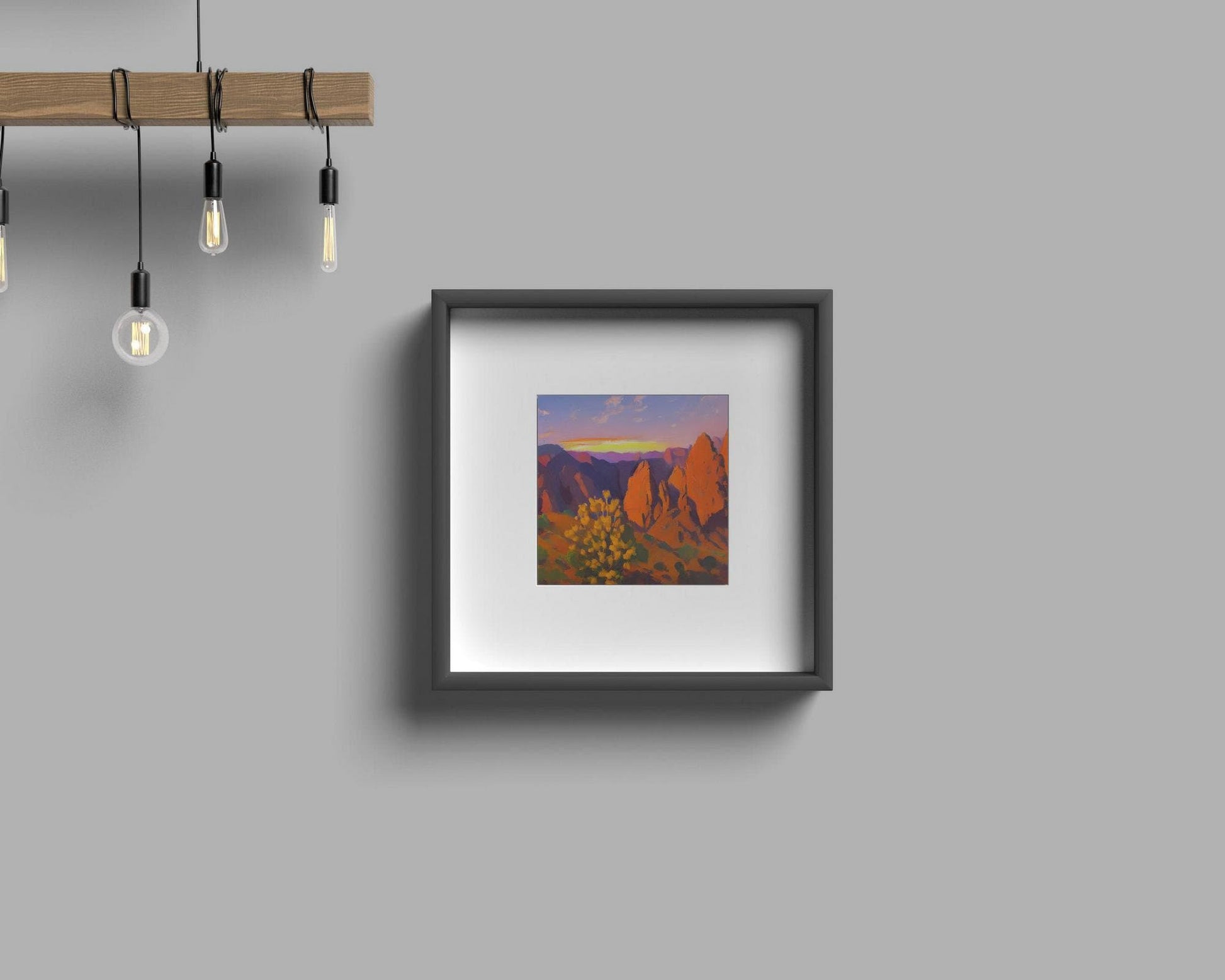 Canvas Print Decor, Travel Wall Art, Black Canyon Of The Gunnison National Park, Spring Sunset, Colorado, Aesthetic Poster, Gift For Him