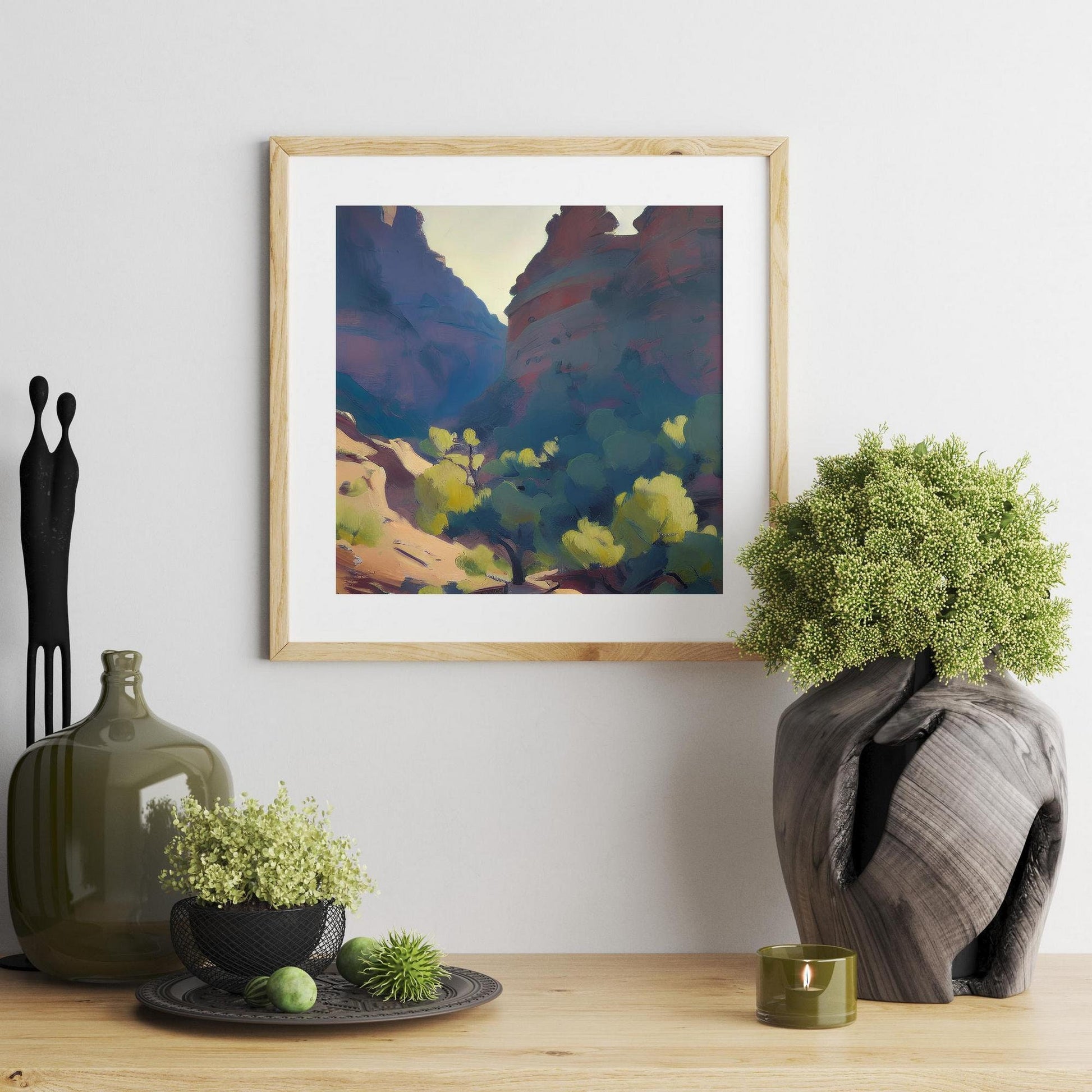 Usa Travel Poster, Original Travel Poster, Canyon Of The Ancients National Monument , Spring Morning, Travel Gift, Framed Art Print