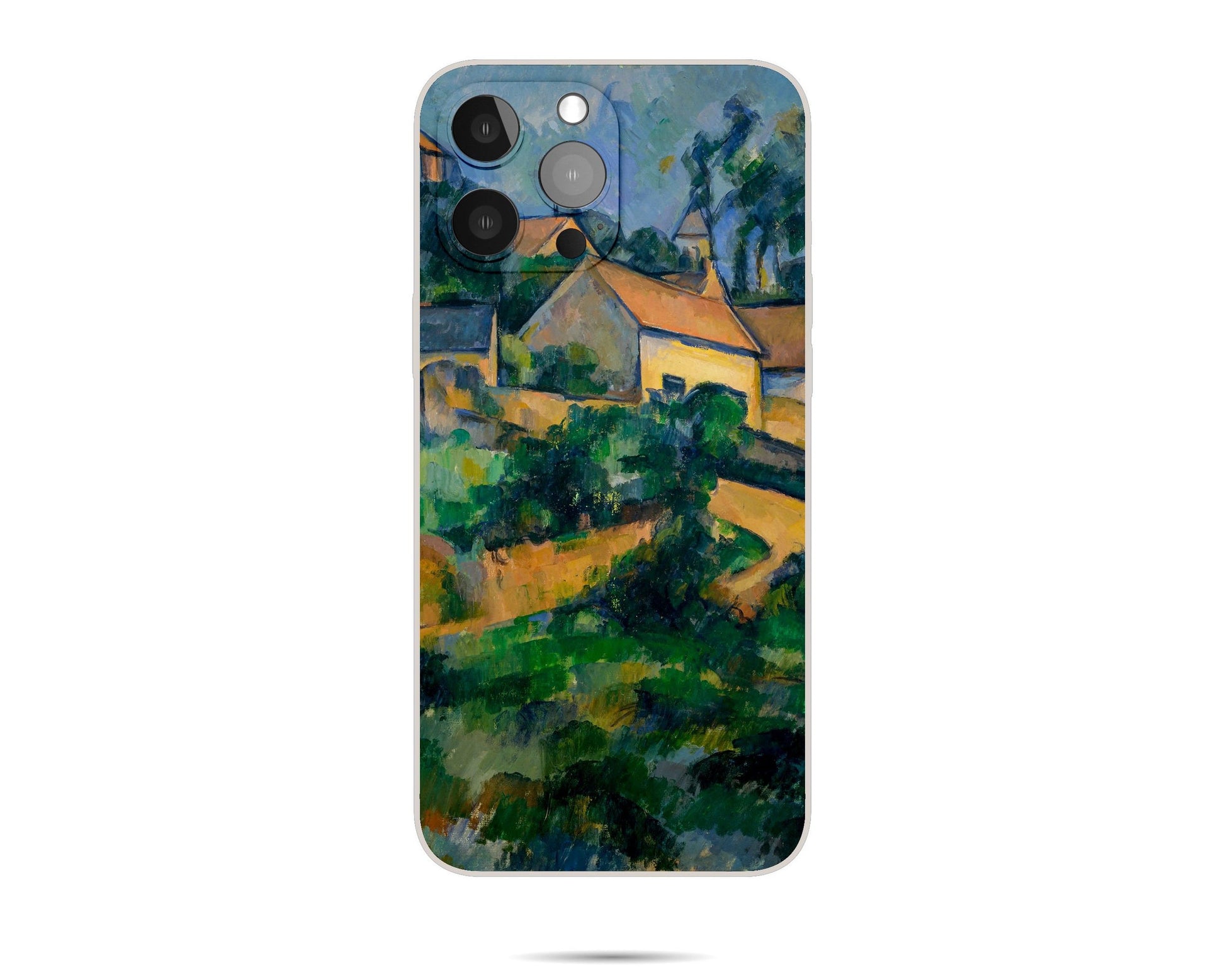 Iphone Case Of Paul Cézanne Famous Landscape Painting,Iphone Xr, Designer Iphone 8 Plus Case, Iphone Protective Case, Iphone Case Silicone