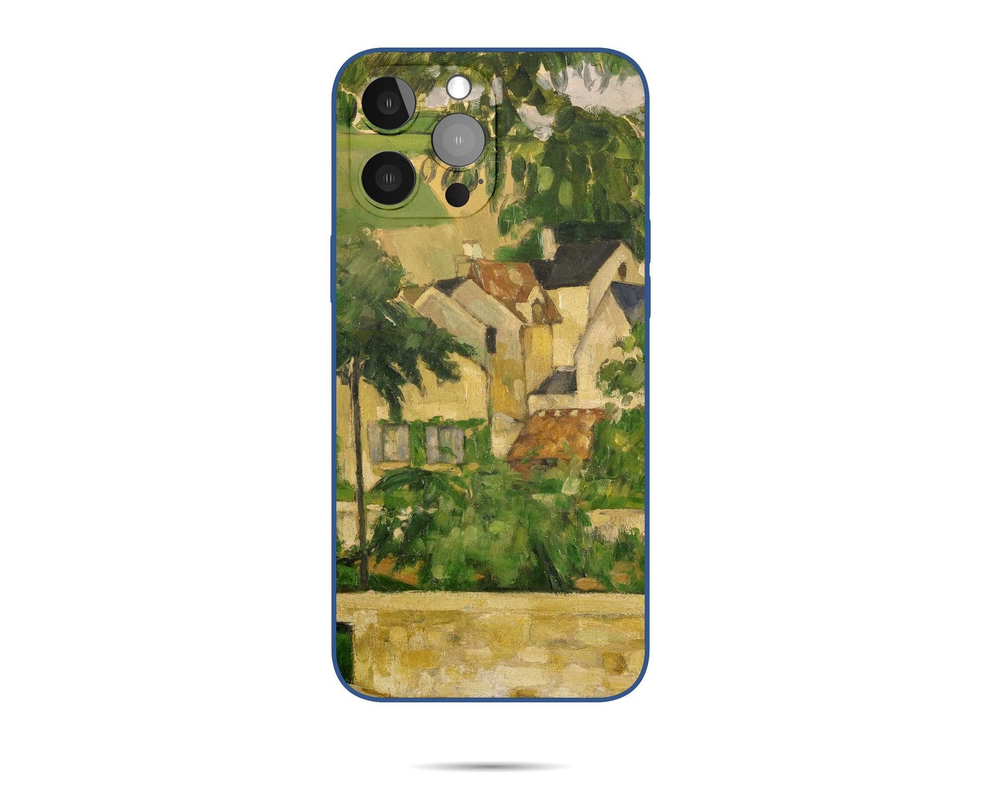 Iphone 14 Pro Case Of Paul Cézanne Famous Landscape Painting, Iphone 8 Plus, Iphone Xr, Aesthetic Phone Case, Gift For Her, Silicone Case