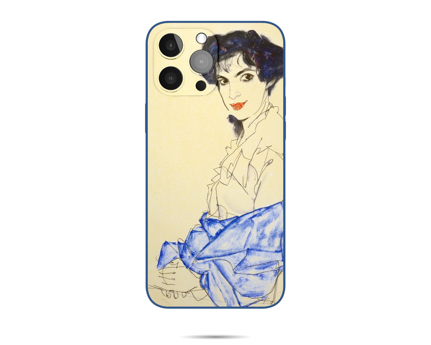 Iphone 14 Case Of Egon Schiele Famous Painting, Iphone 12 Pro Case, Iphone Xr, Aesthetic Phone Case, Birthday Gift, Iphone Case Matte