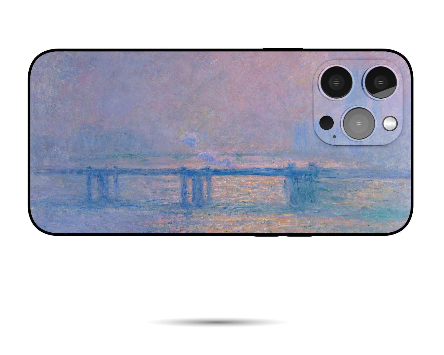 Claude Monet Painting Charing Cross Bridge The Thames iPhone 14 Pro Case, Iphone Xs, Iphone 12 Case, Designer Iphone 8 Plus Case