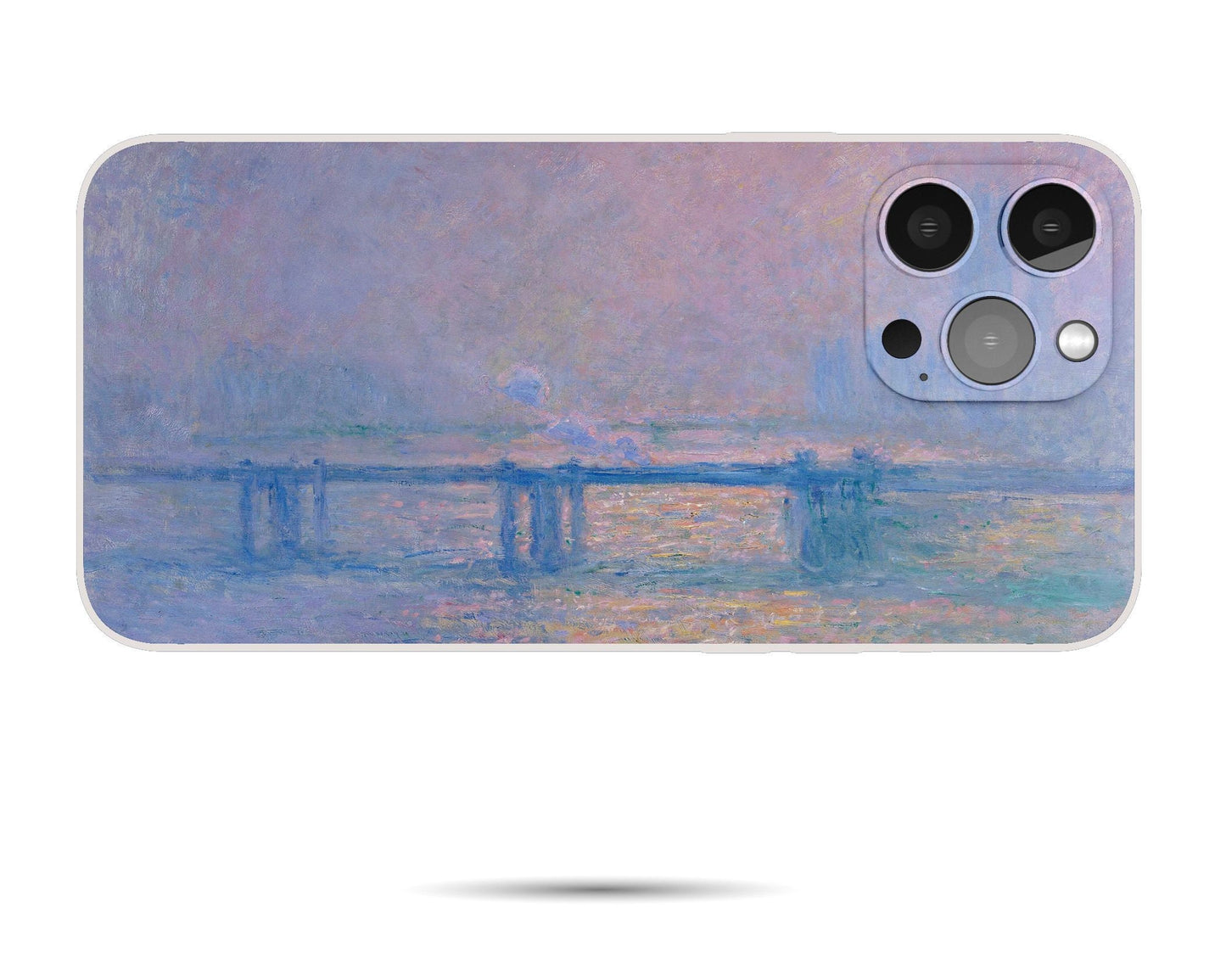 Claude Monet Painting Charing Cross Bridge The Thames iPhone 14 Pro Case, Iphone Xs, Iphone 12 Case, Designer Iphone 8 Plus Case