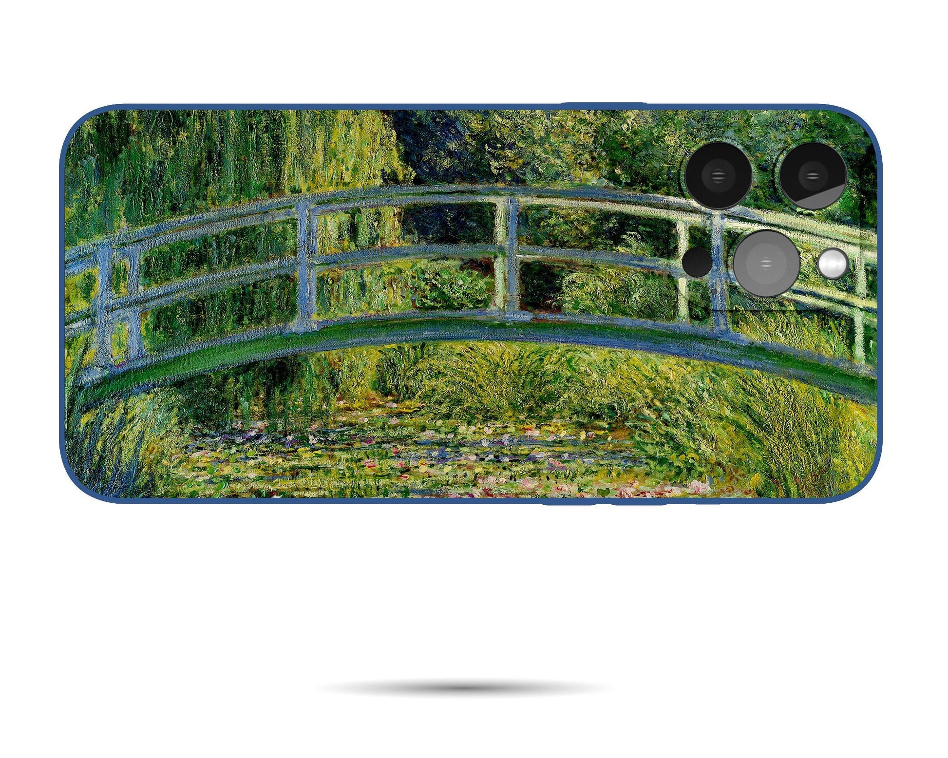 Claude Monet Japanese Bridge Over Waterlily Pond, Iphone Case, Iphone 14 Plus Case, Iphone X, Iphone 8 Plus Case Art, Aesthetic Iphone