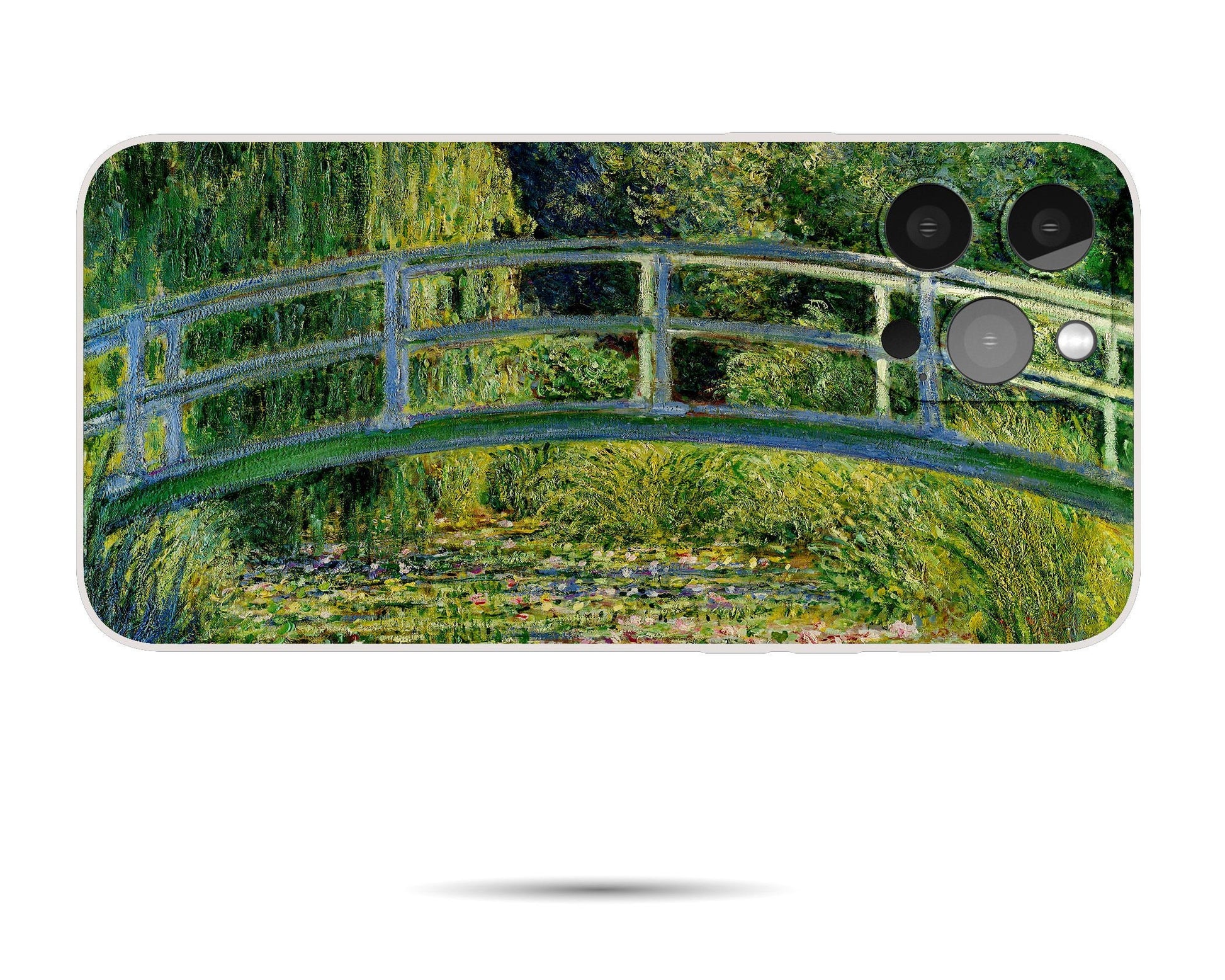 Claude Monet Japanese Bridge Over Waterlily Pond, Iphone Case, Iphone 14 Plus Case, Iphone X, Iphone 8 Plus Case Art, Aesthetic Iphone