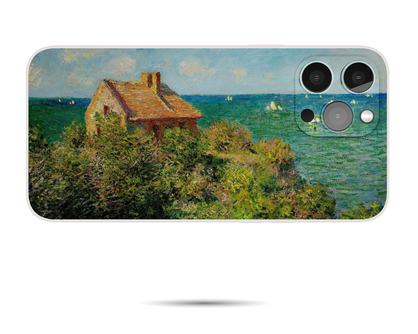 Claude Monet The Fisherman'S House At Varengeville Iphone Cover, Iphone 12 Pro Case, Iphone Se 2020, Iphone 8 Plus Case Art, Silicone Case