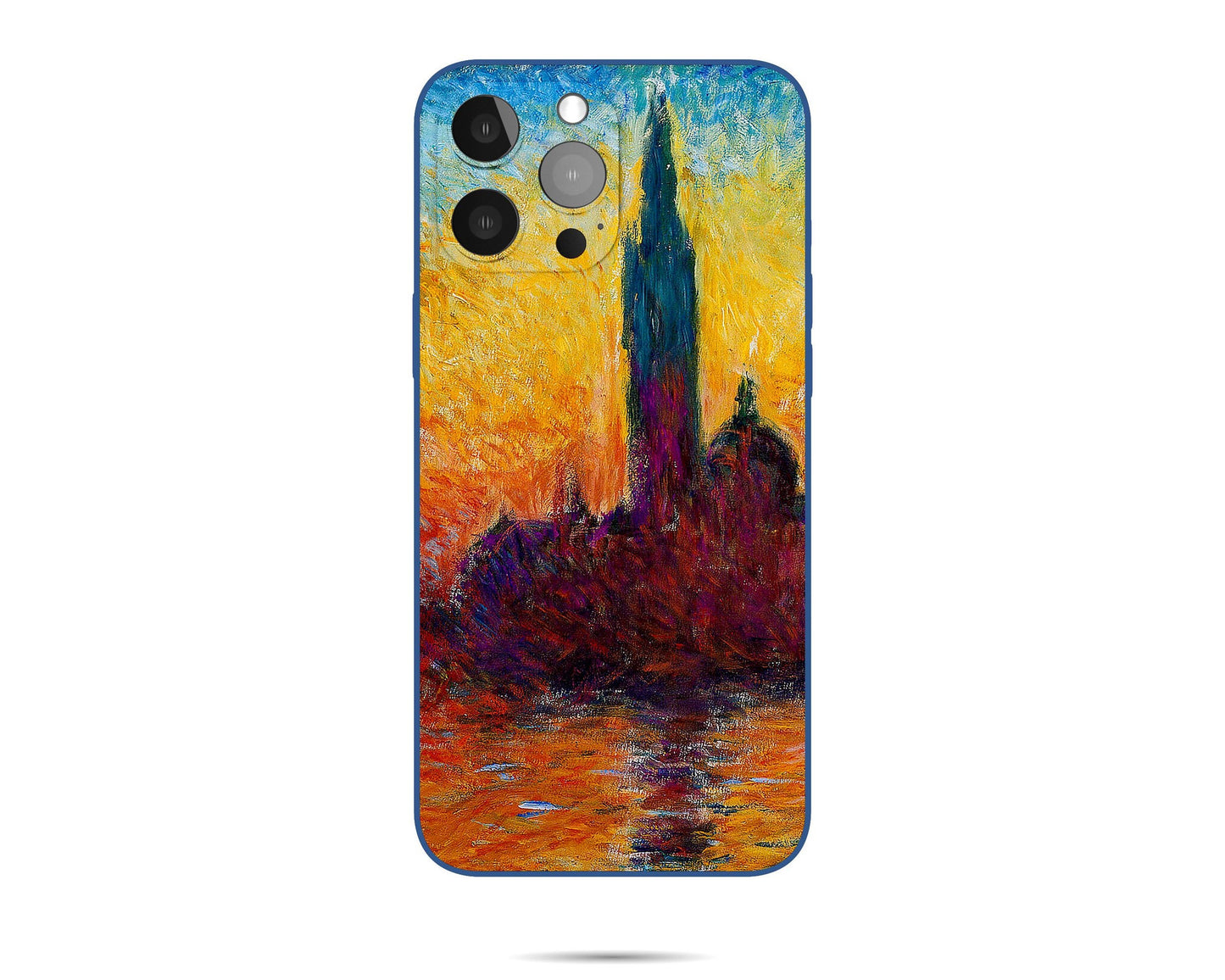 Claude Monet San Giorgio Maggiore At Dusk Iphone Case, Iphone 13 Mini Case, Designer Iphone 8 Plus Case, Iphone Protective Case, Silicone