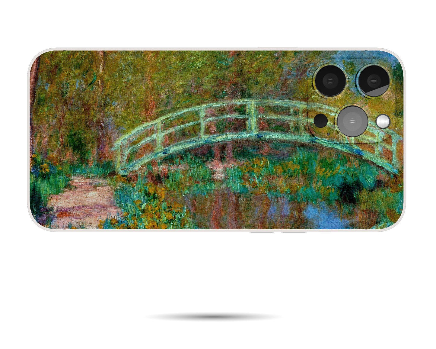 Claude Monet The Japanese Bridge In Monet'S Garden Iphone Cover, Iphone 11, Iphone Xs Max Case, Iphone 8 Plus Case Art, Designer Iphone Case