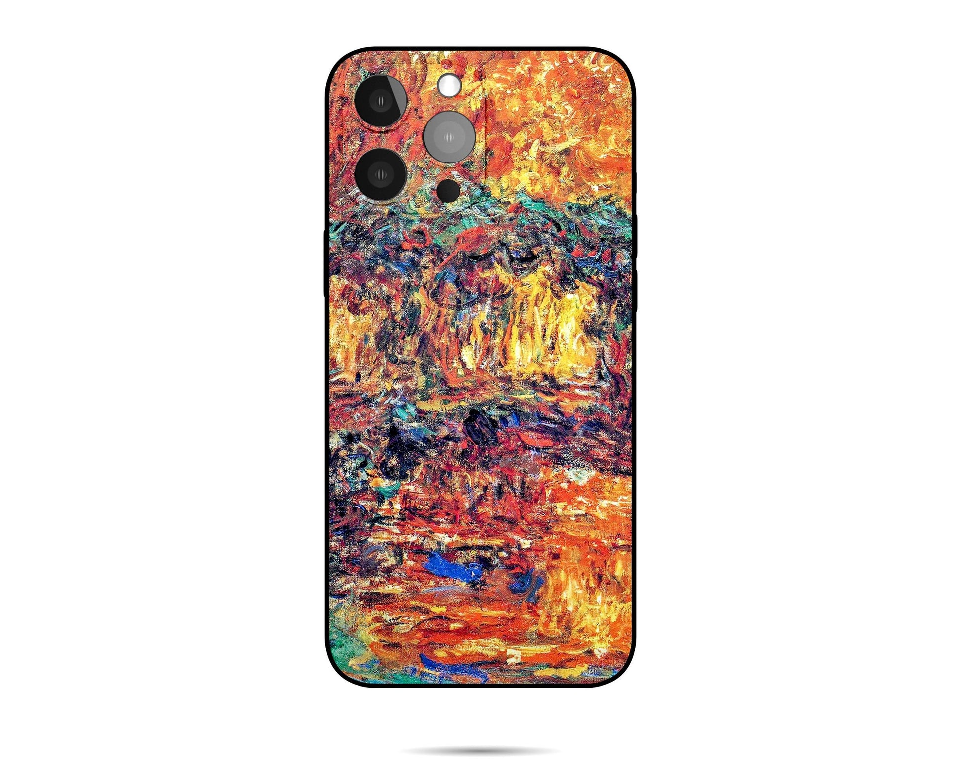 Claude Monet The Japanese Bridge Iphone Case, Iphone 14 Mini Case, Iphone 7, Iphone 8 Plus Case Art, Birthday Gift, Silicone Case